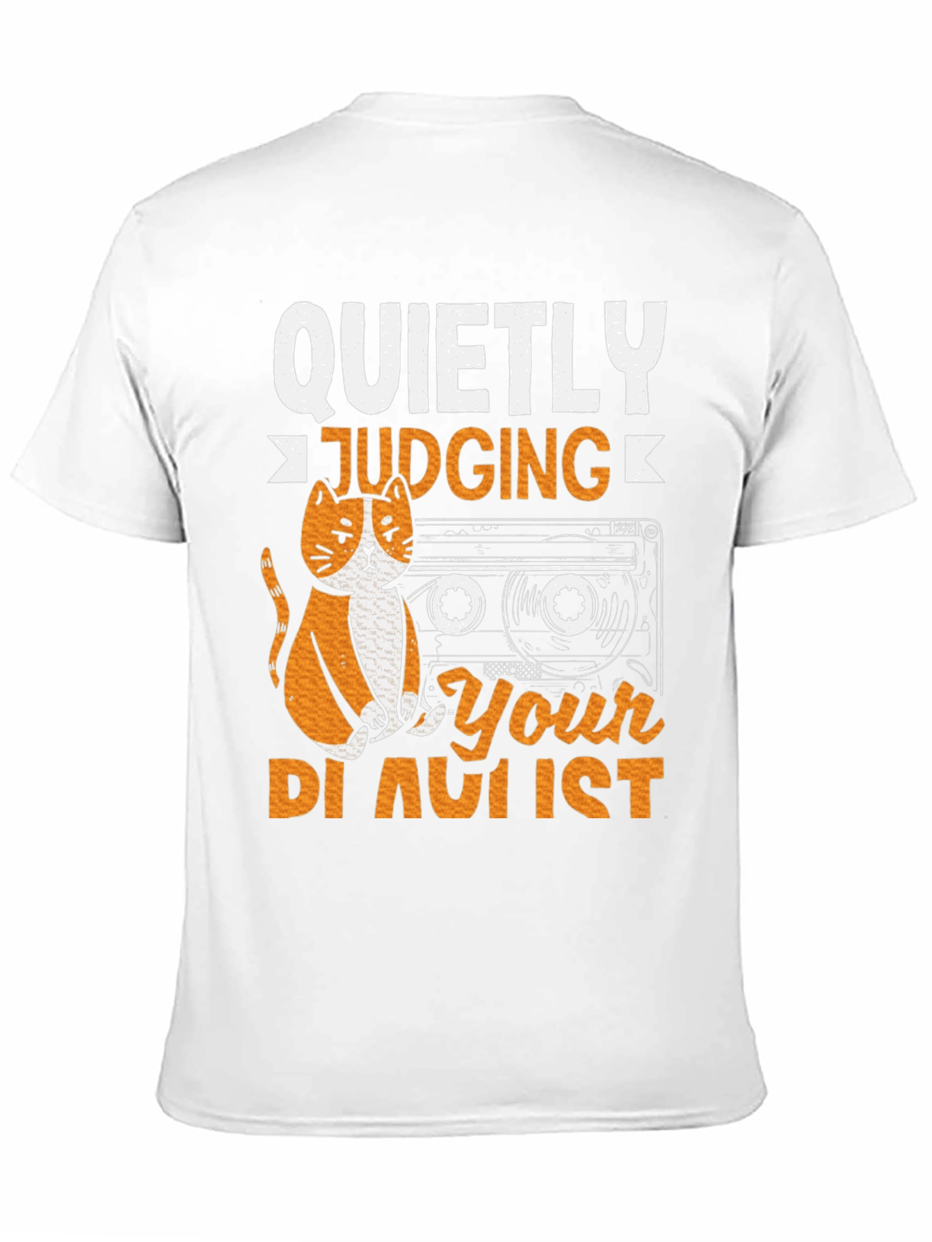 Quietly Judging Your Playlist Graphic T-Shirt