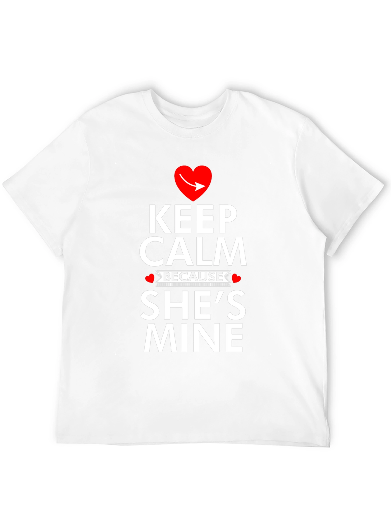 Keep Calm Shes Mine T-Shirt - Funny Novelty Tee