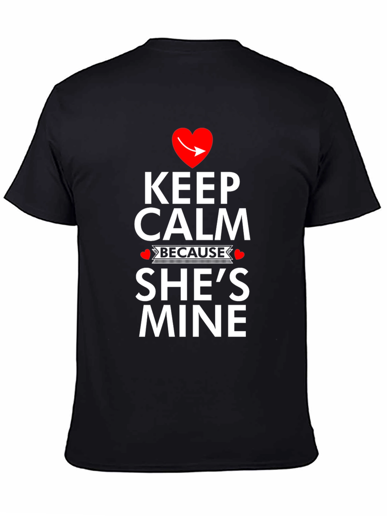 Keep Calm Shes Mine T-Shirt - Funny Novelty Tee