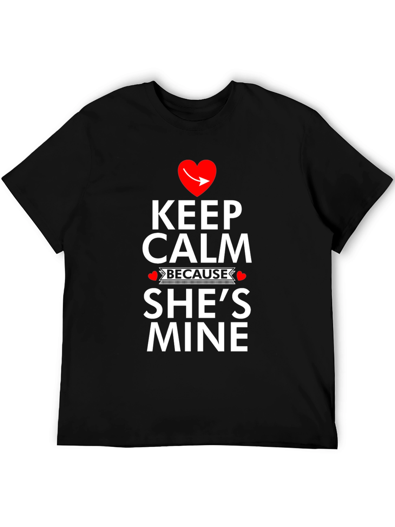 Keep Calm Shes Mine T-Shirt - Funny Novelty Tee