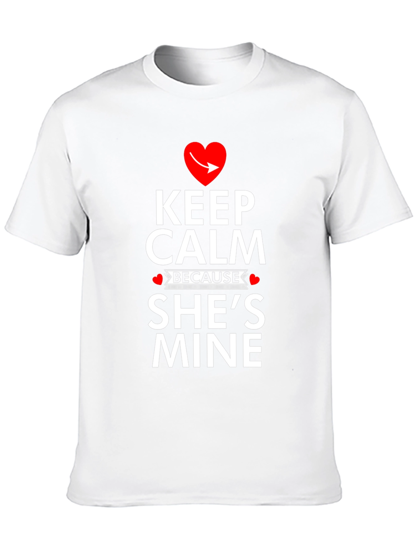 Keep Calm Shes Mine T-Shirt - Funny Novelty Tee