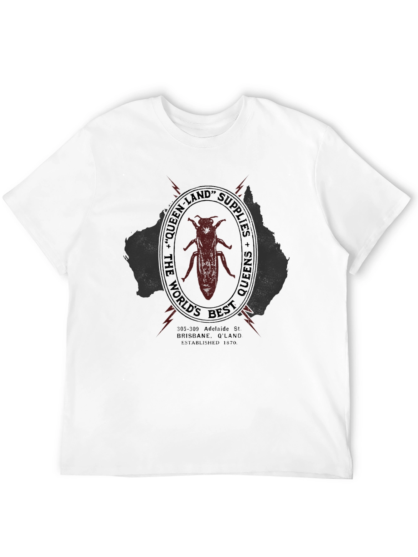 Queensland Supplies Black T-Shirt