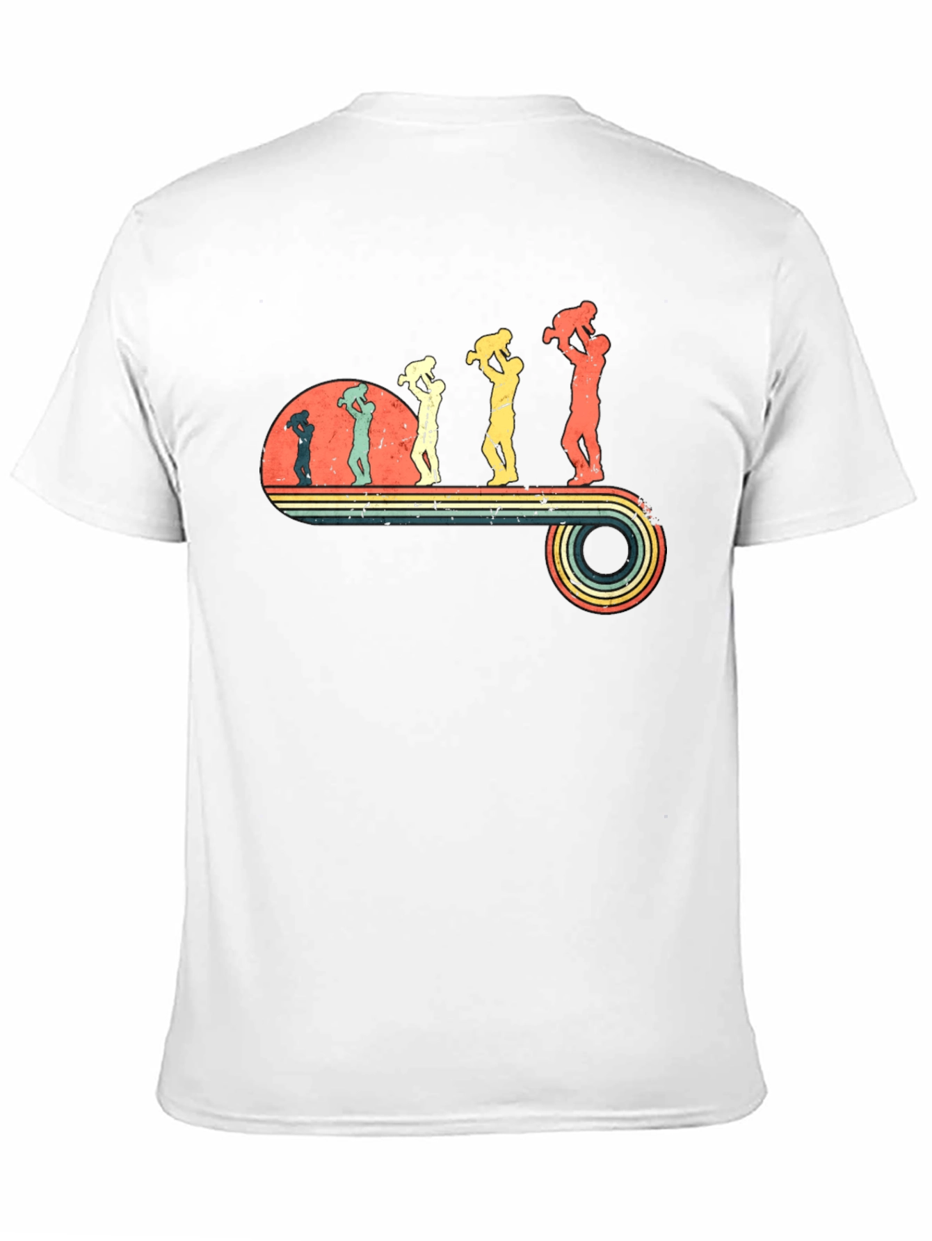 Retro Father & Child T-Shirt - Black