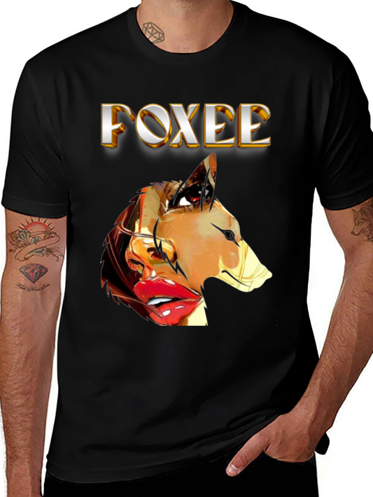 Foxee Graphic Tee - Unique Womens Portrait T-Shirt