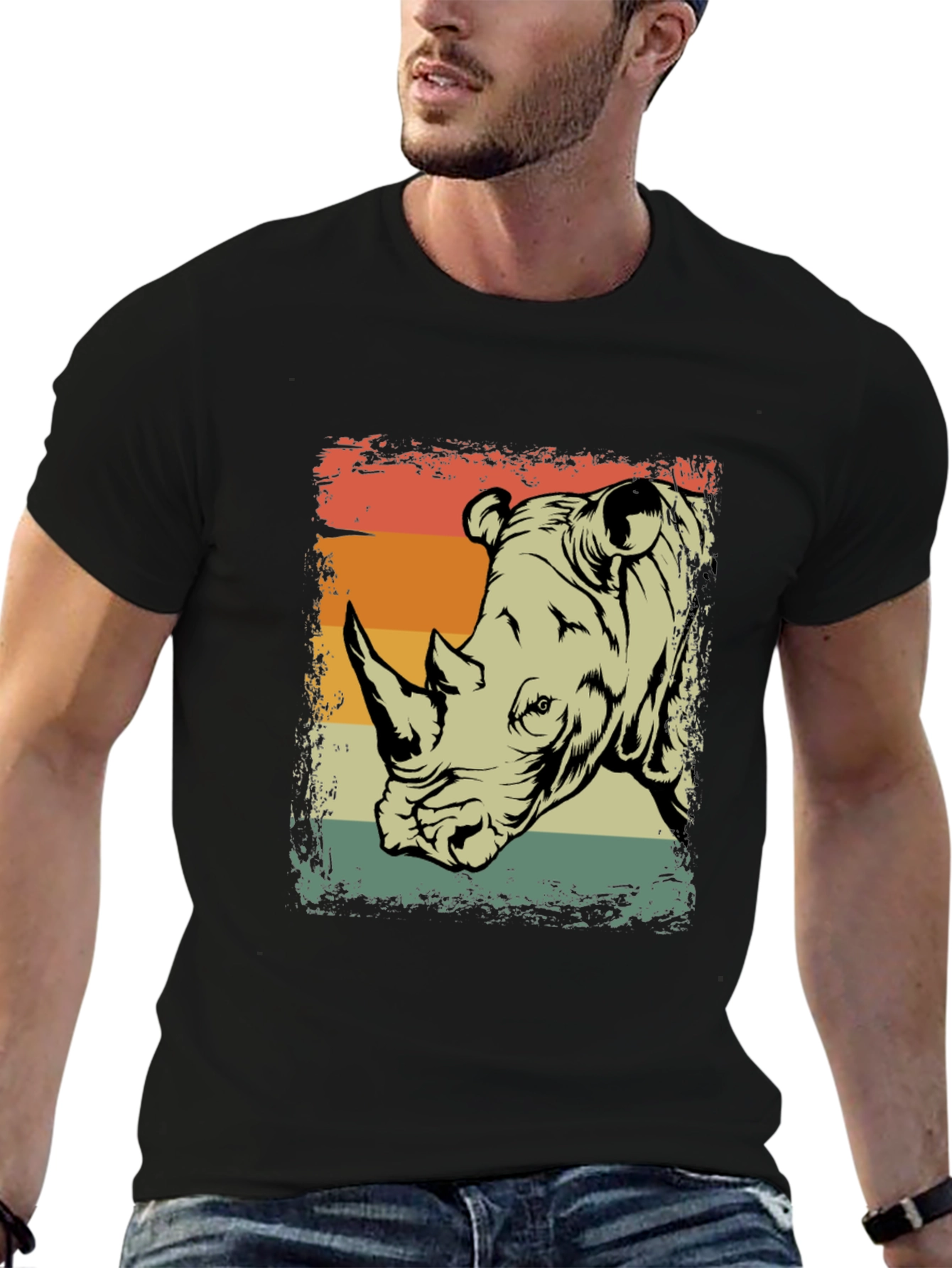 Retro Rhino T-Shirt
