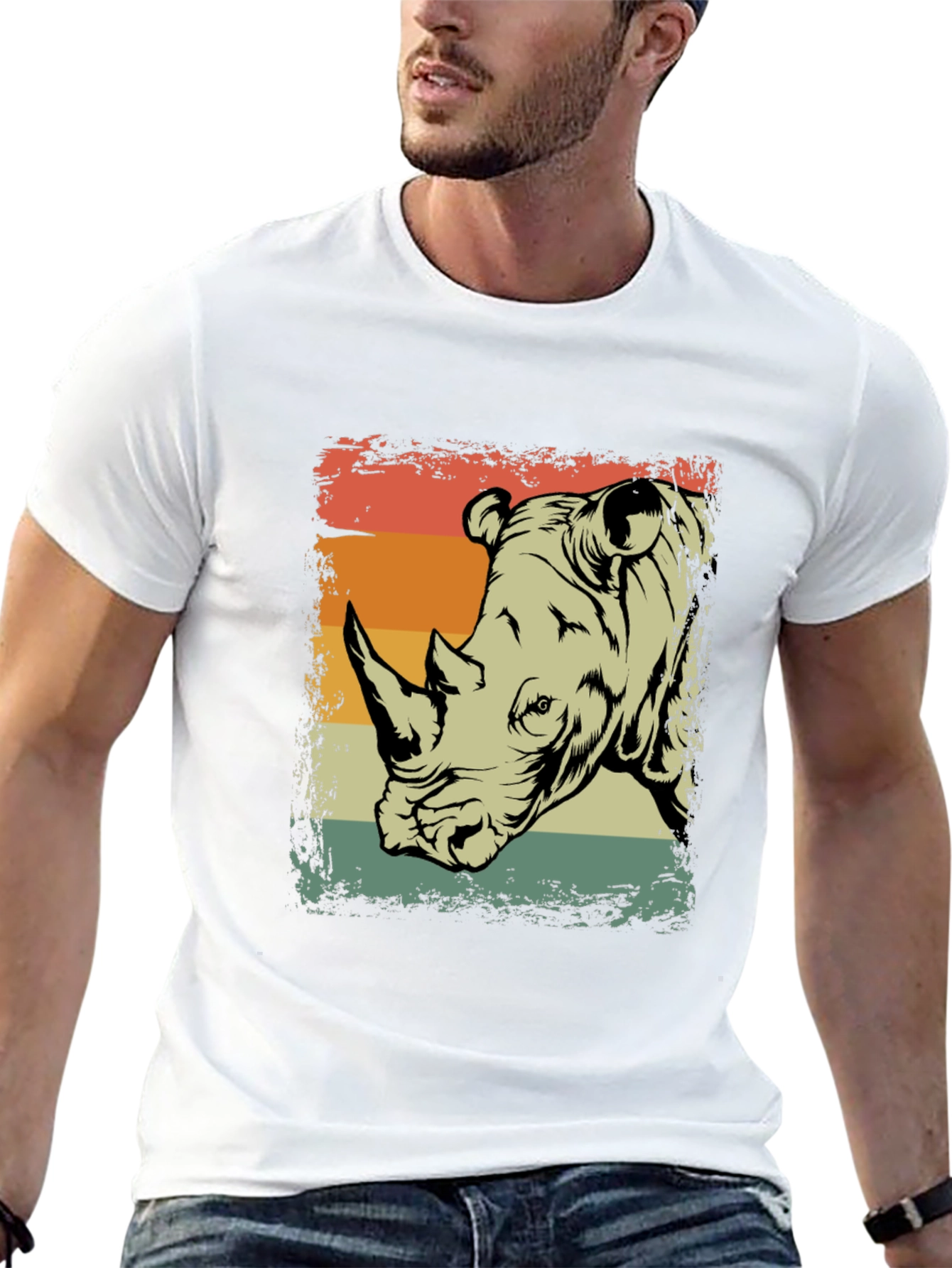 Retro Rhino T-Shirt