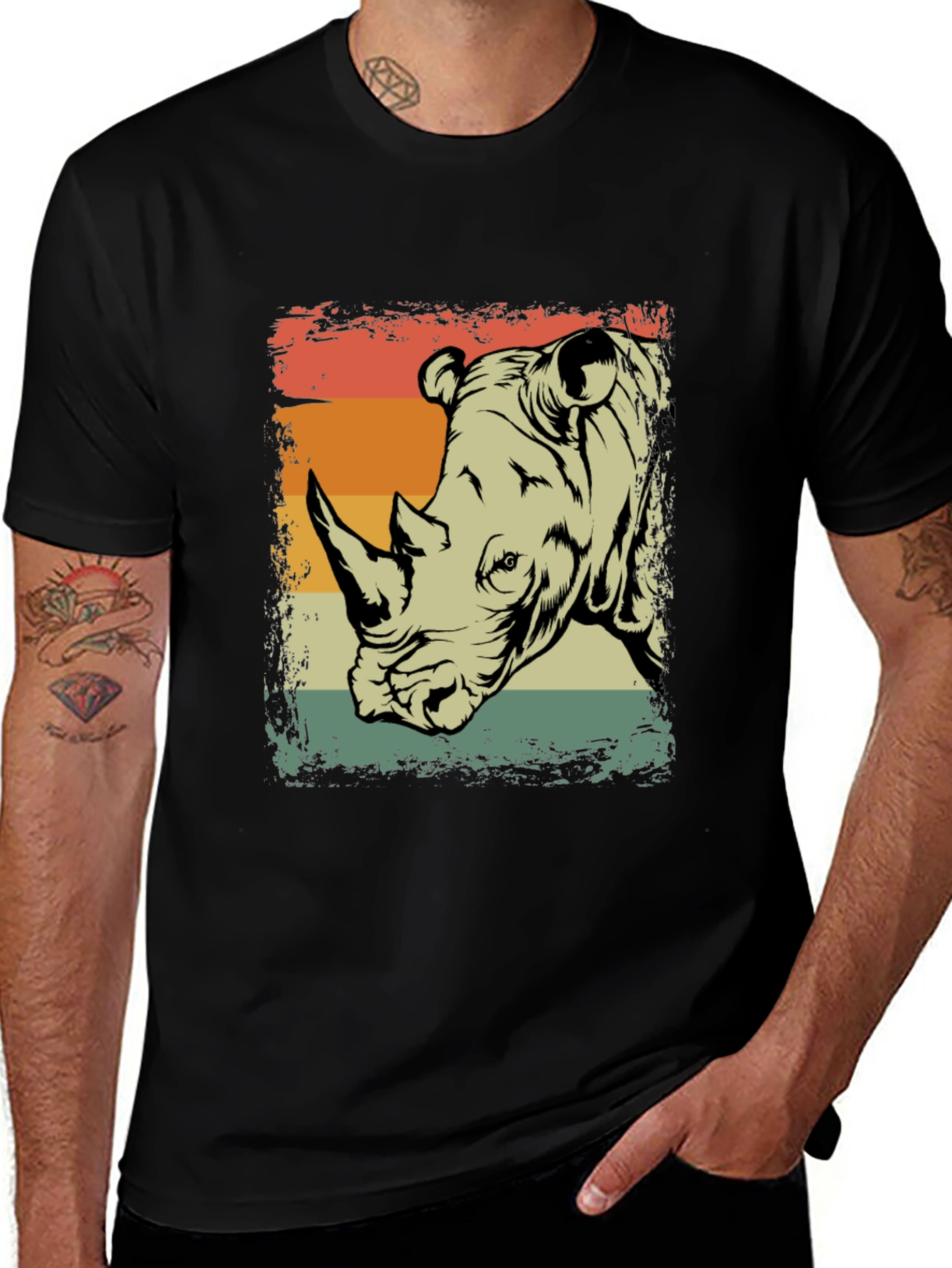 Retro Rhino T-Shirt