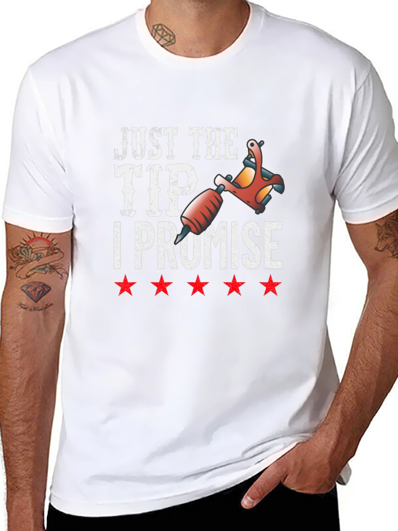 Just The Tip I Promise Tattoo Artist T-Shirt