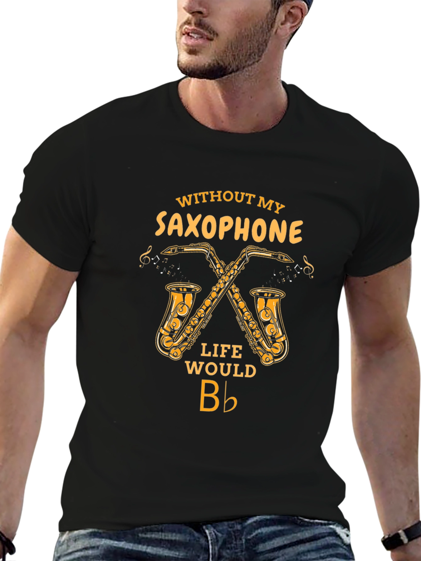 Saxophone Lover T-Shirt: Music is Life!