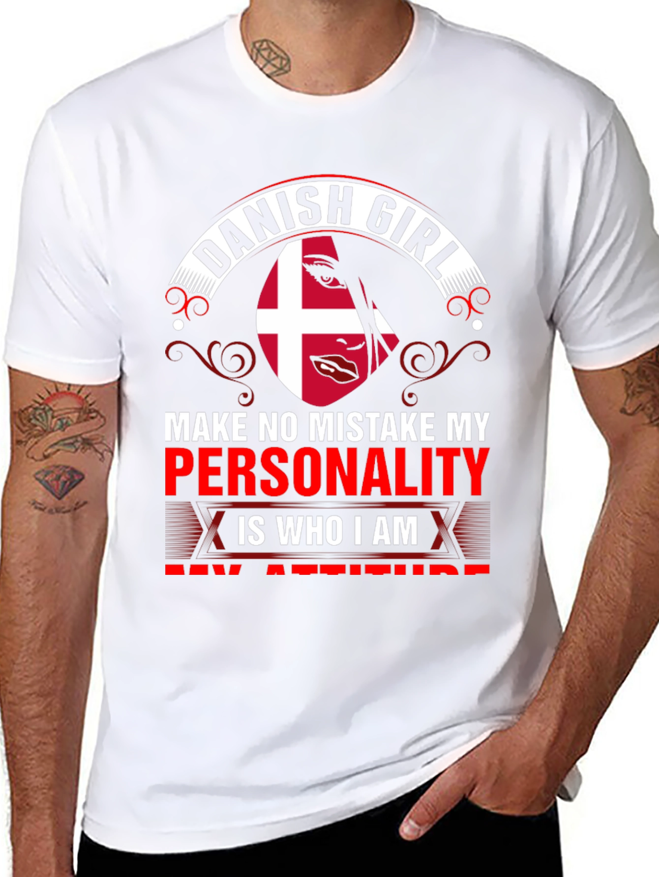 Danish Girl T-Shirt - Personality is Who I Am