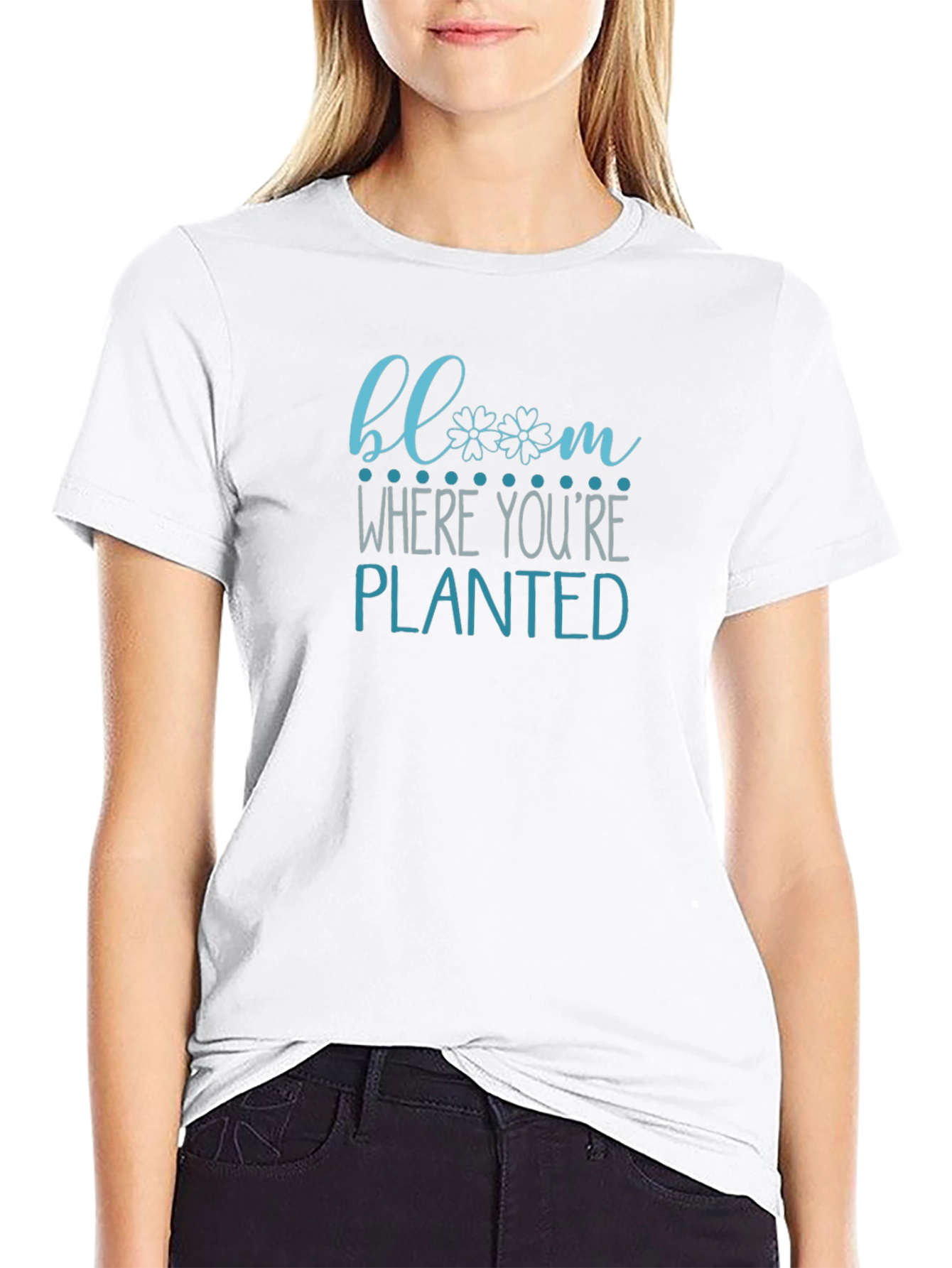 Bloom Where Youre Planted Graphic Tee