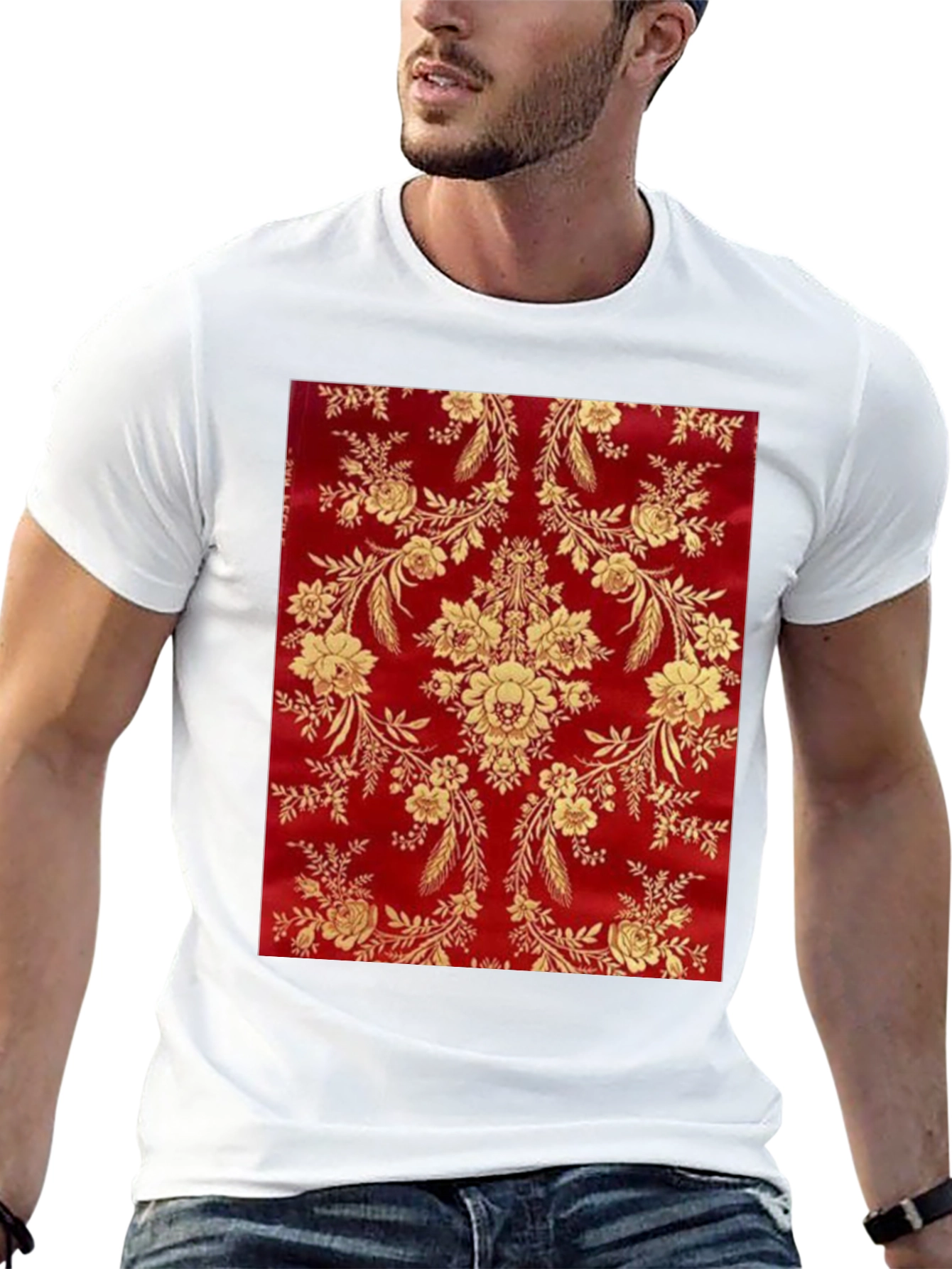 Elegant Floral T-Shirt