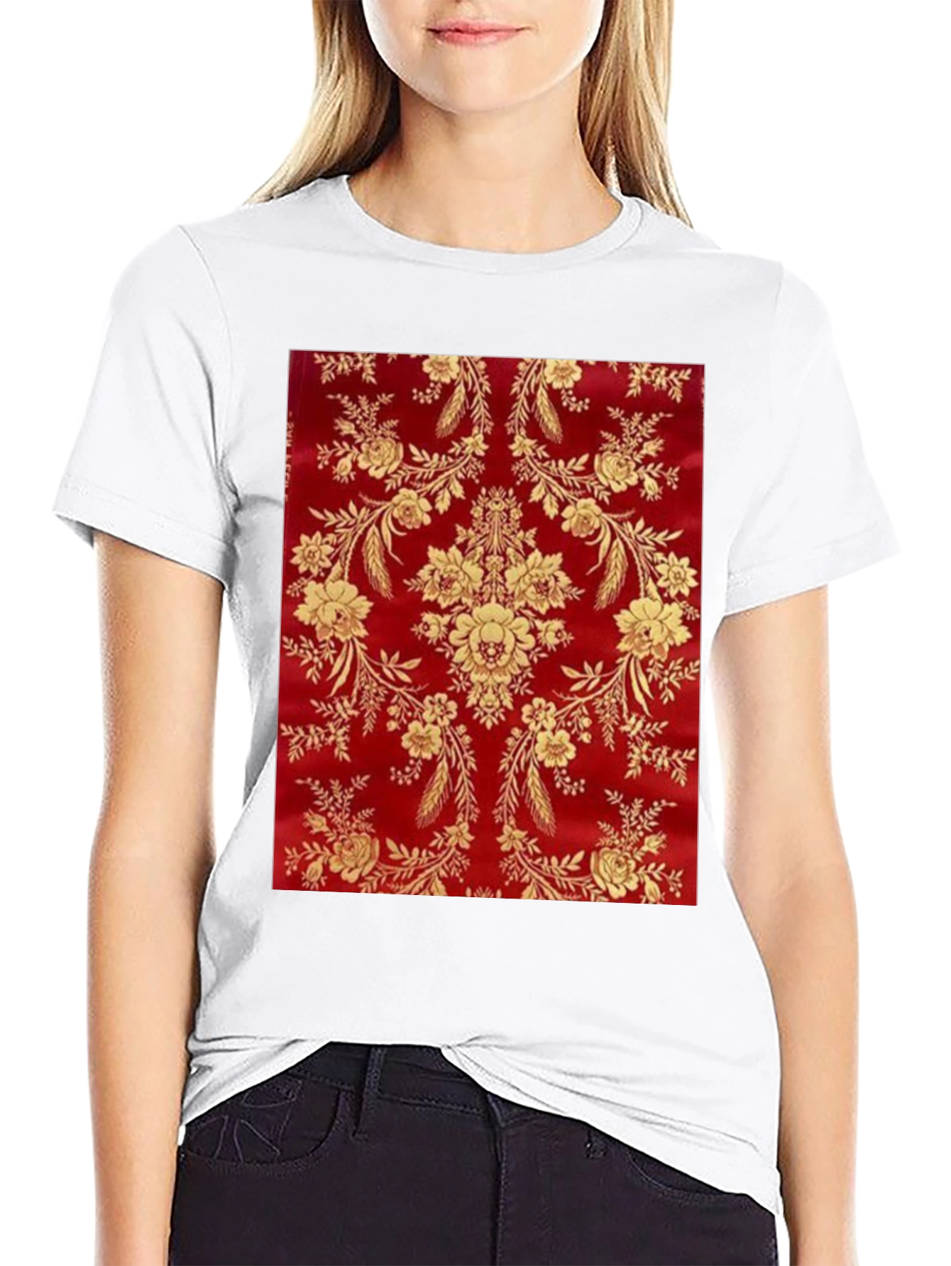 Elegant Floral T-Shirt