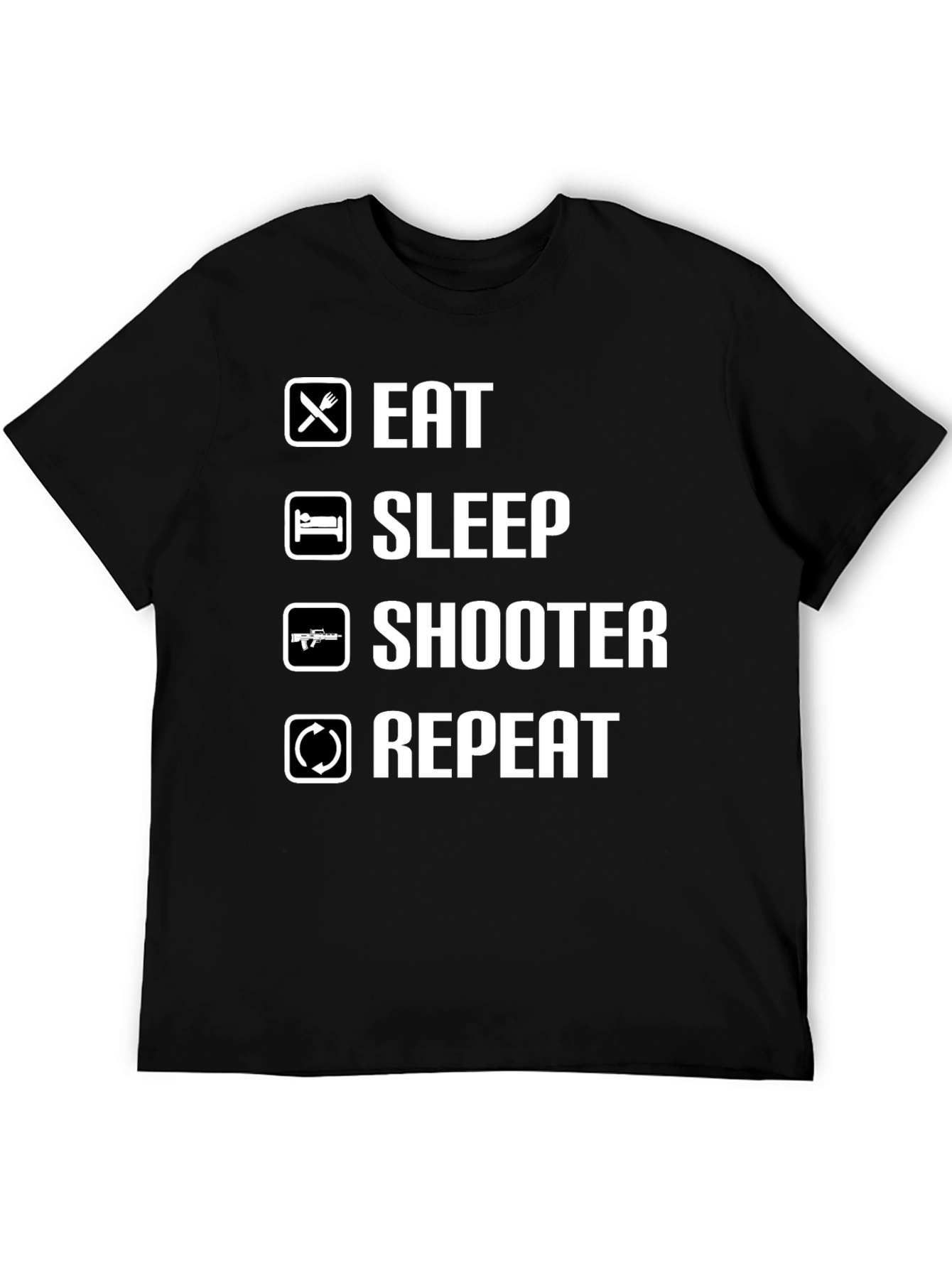 Eat Sleep Shooter Repeat T-Shirt