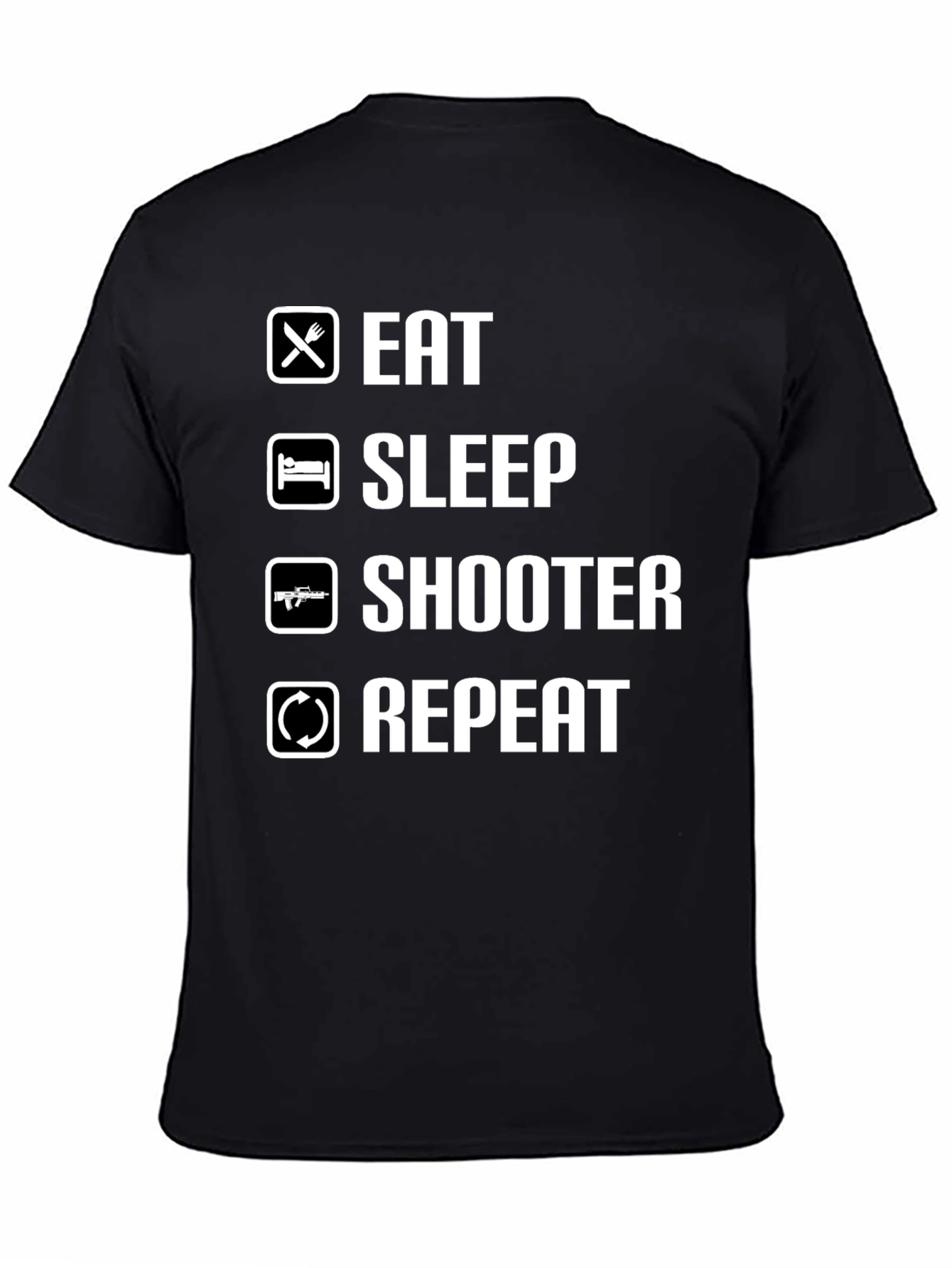 Eat Sleep Shooter Repeat T-Shirt