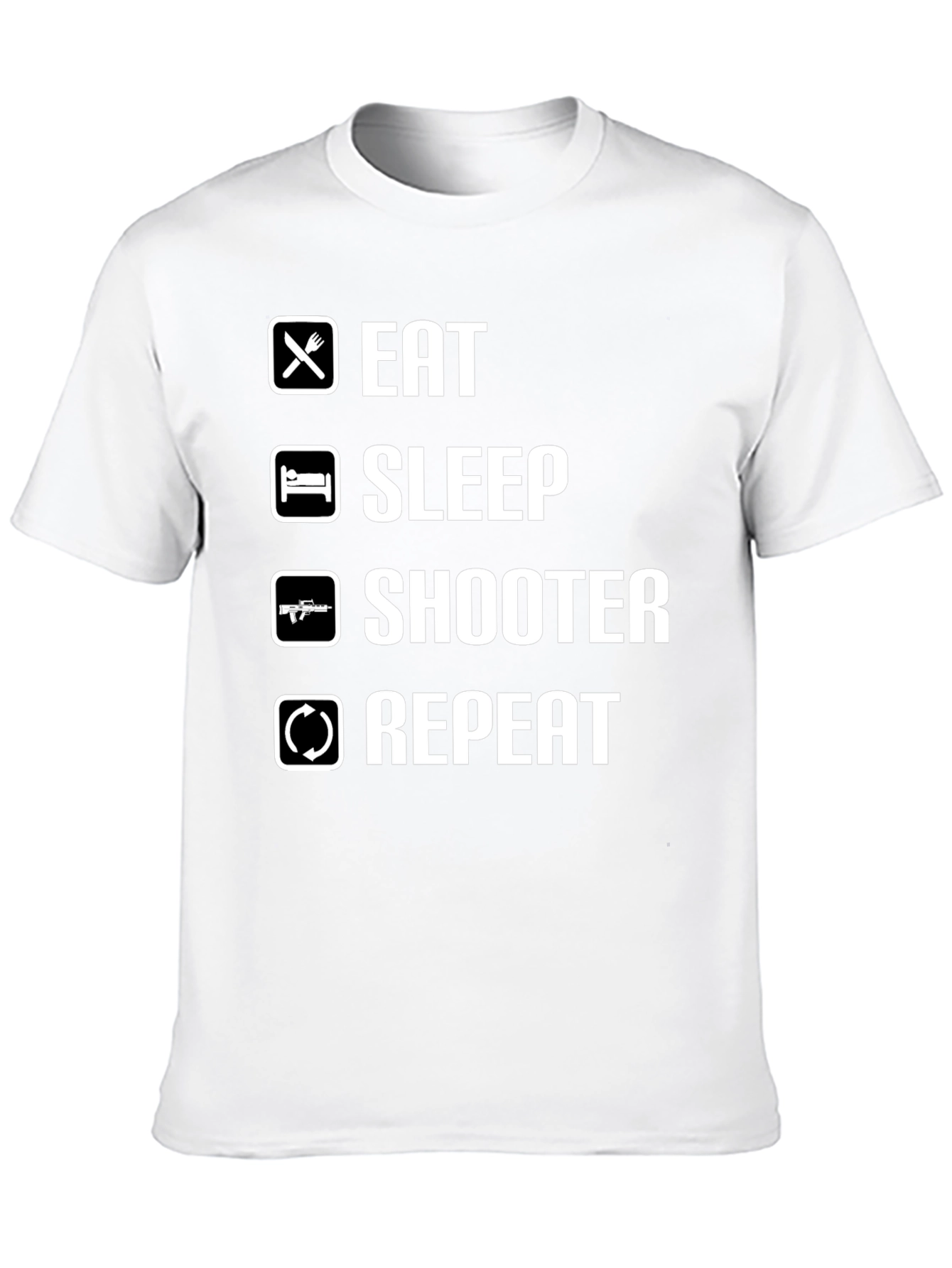 Eat Sleep Shooter Repeat T-Shirt