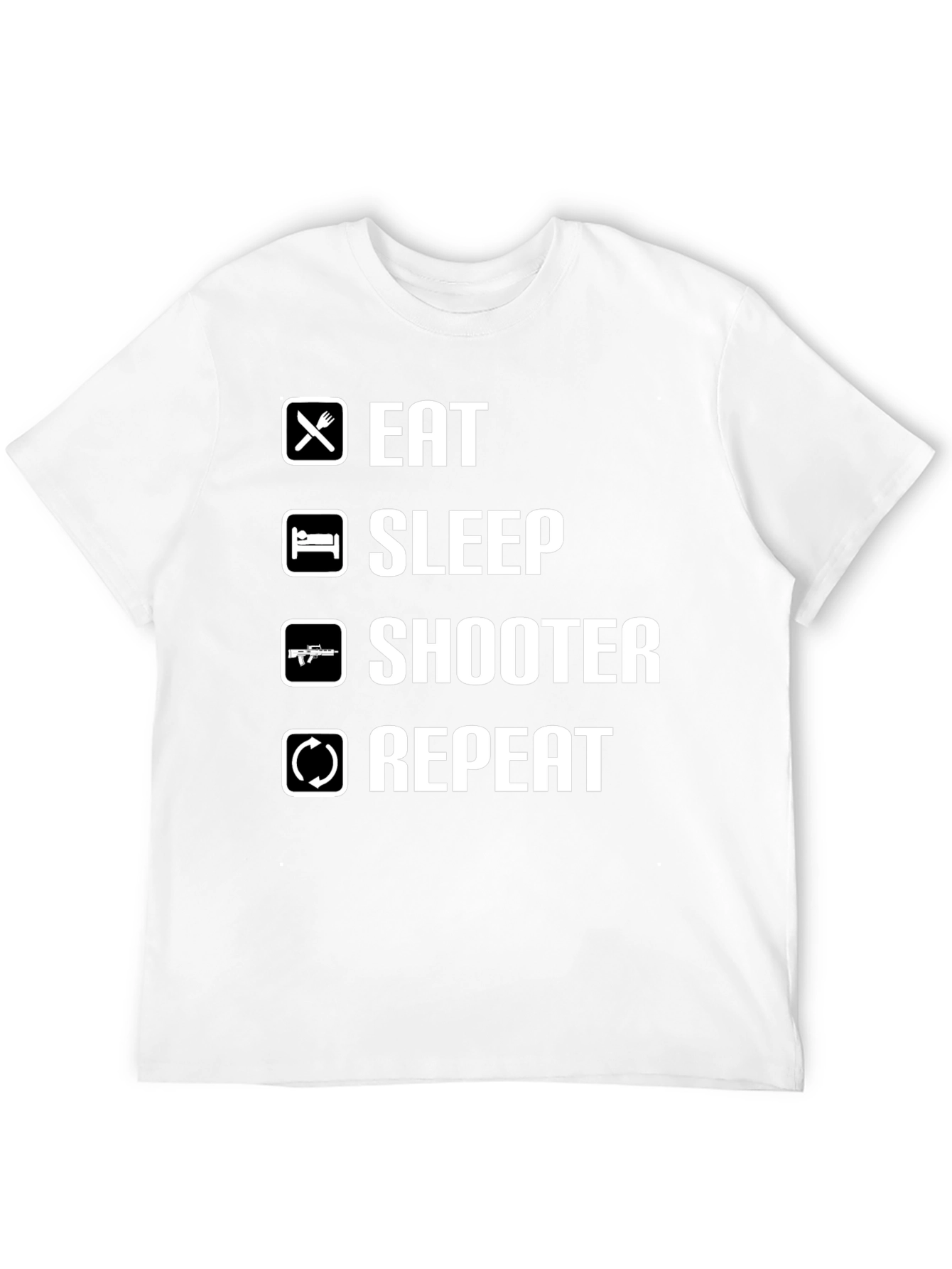 Eat Sleep Shooter Repeat T-Shirt