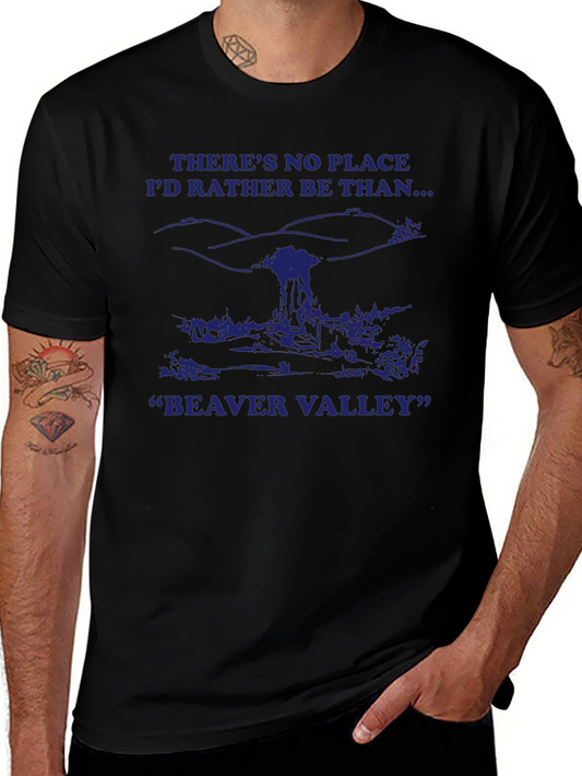 Beaver Valley Graphic T-Shirt - Black
