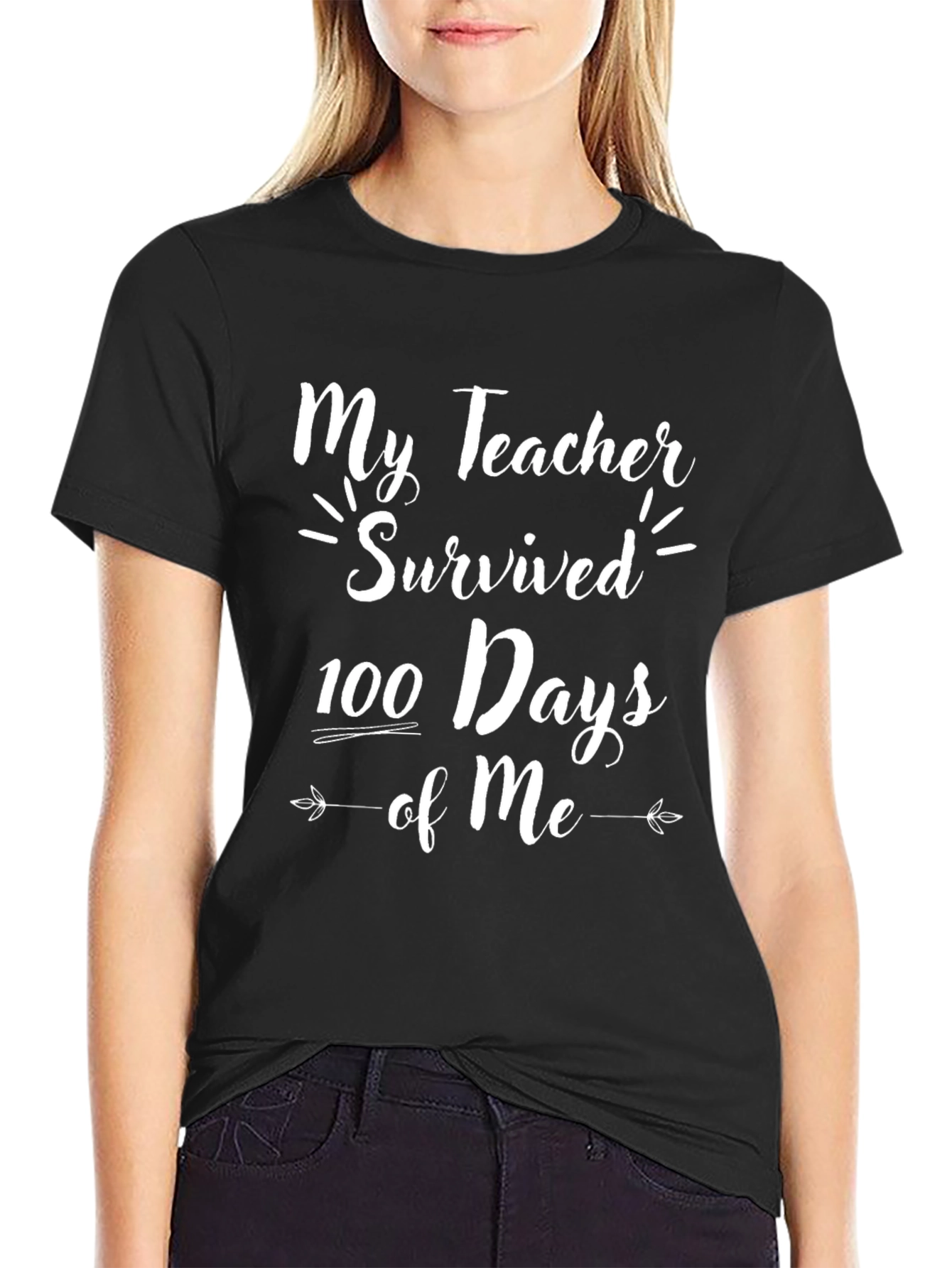 Funny Teacher 100 Days of School T-Shirt