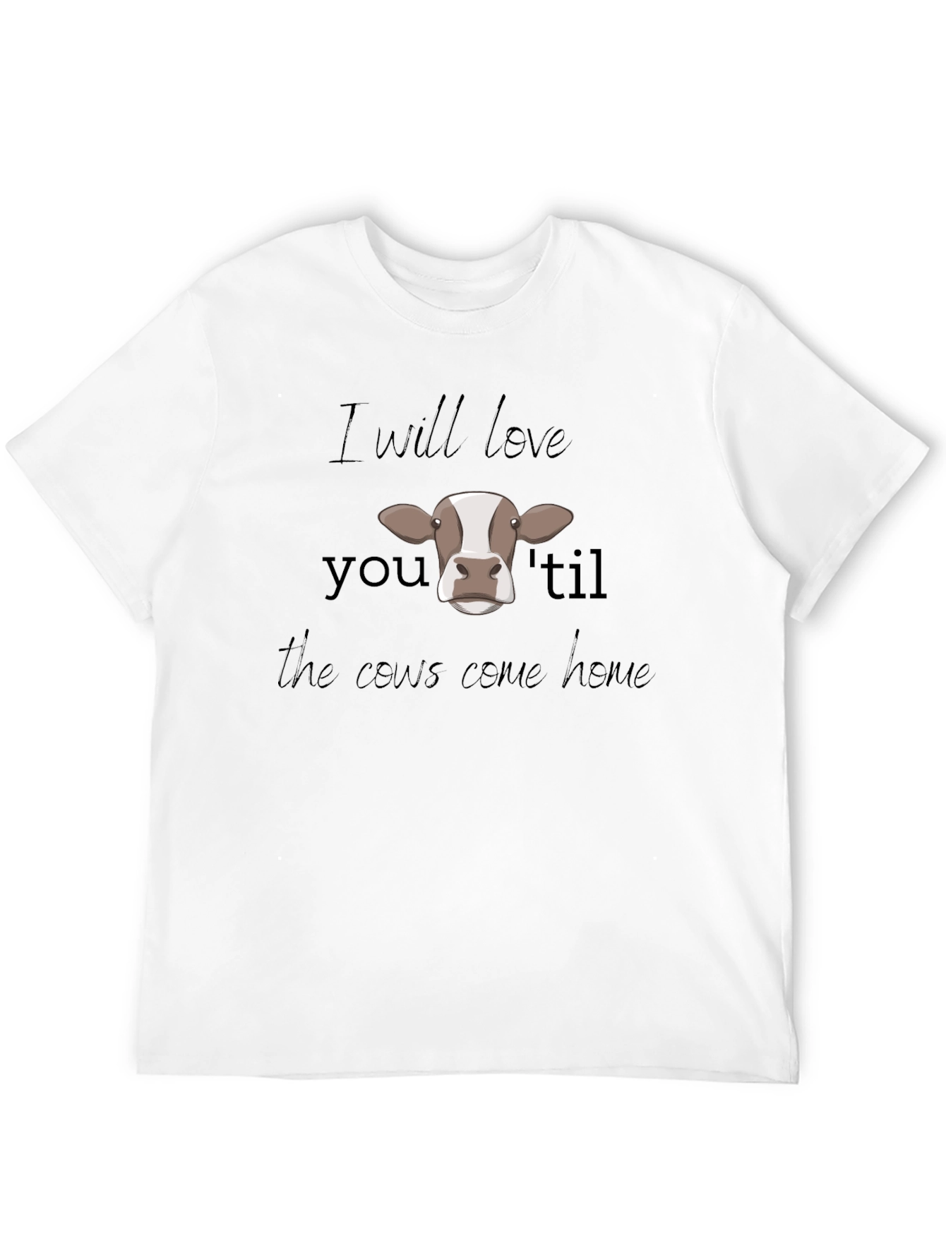 Cow Love Graphic T-Shirt - Unisex