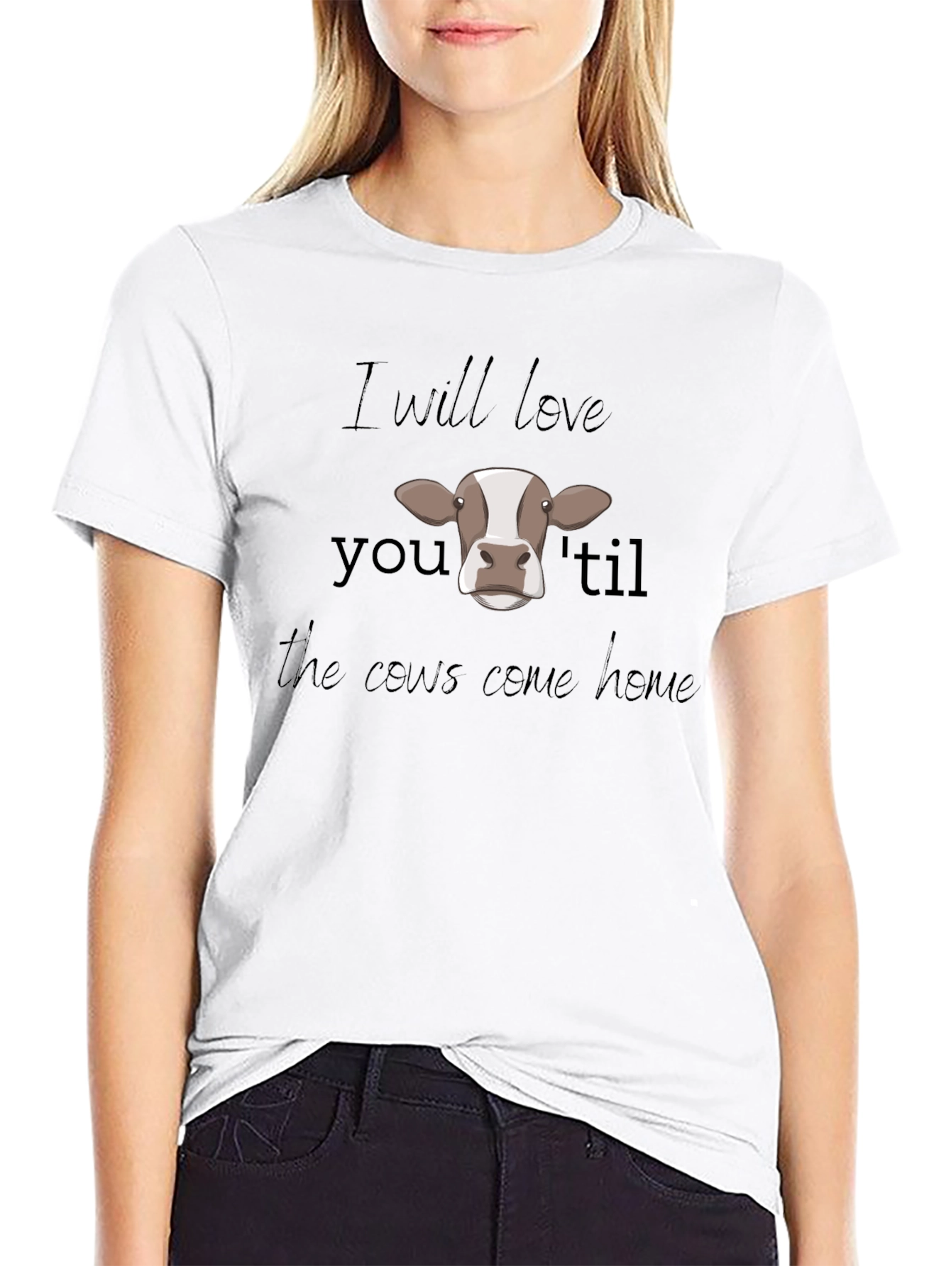 Cow Love Graphic T-Shirt - Unisex