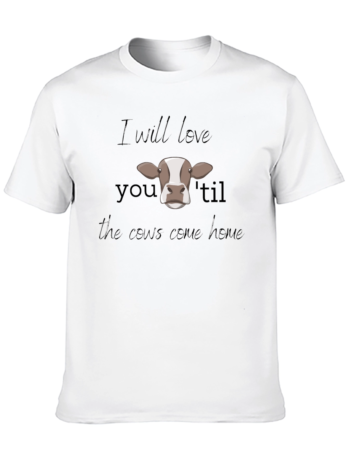 Cow Love Graphic T-Shirt - Unisex