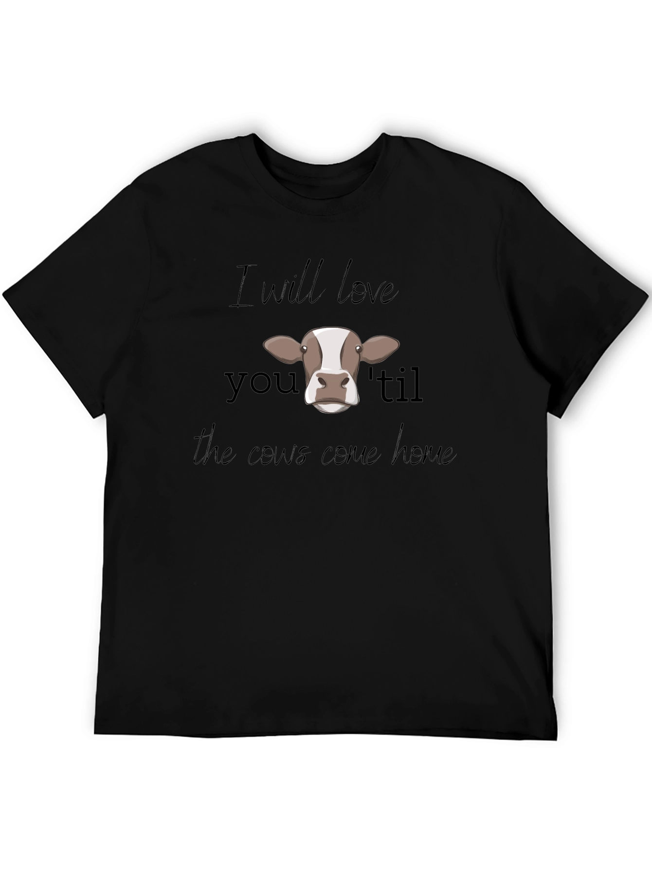 Cow Love Graphic T-Shirt - Unisex