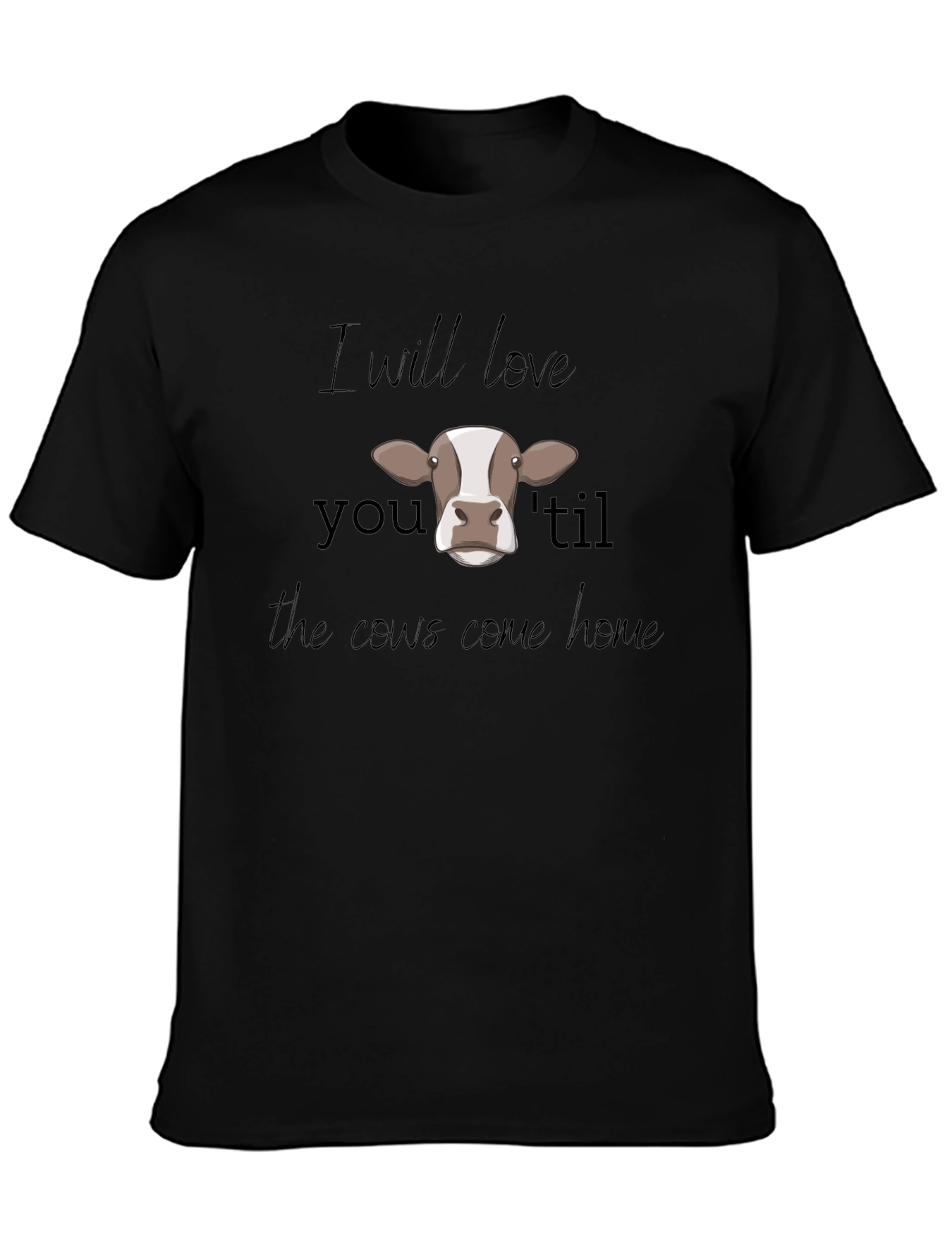 Cow Love Graphic T-Shirt - Unisex