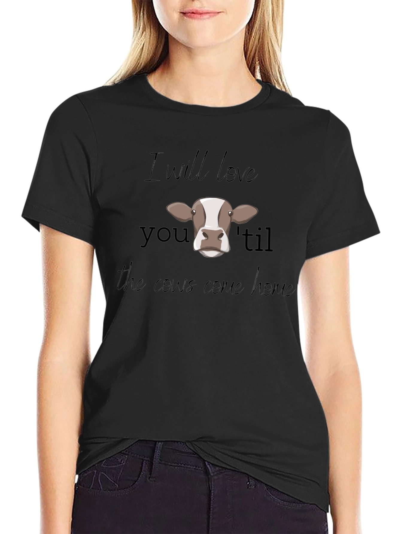 Cow Love Graphic T-Shirt - Unisex