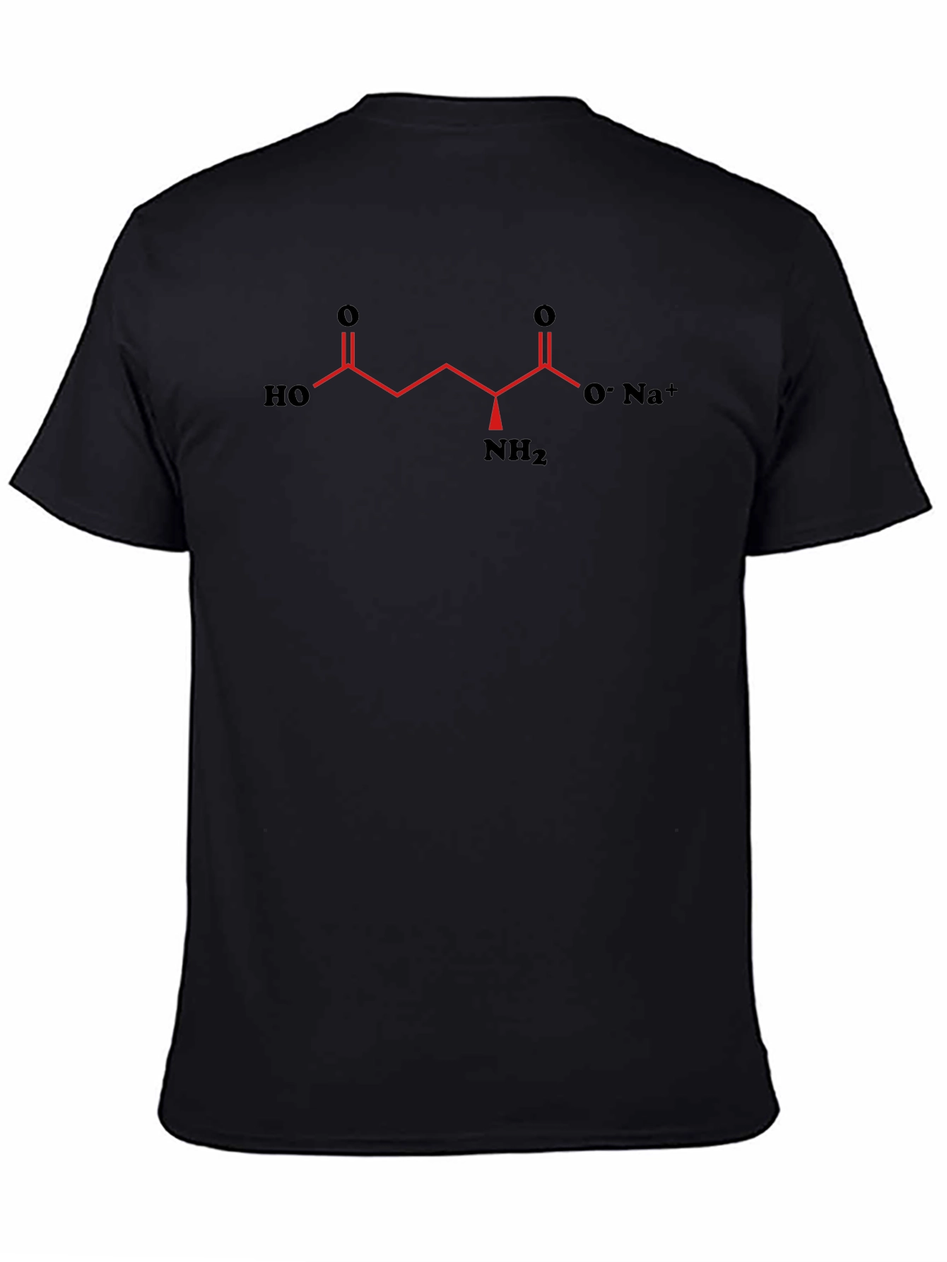 Science T-Shirt with Glutamate Molecule Graphic