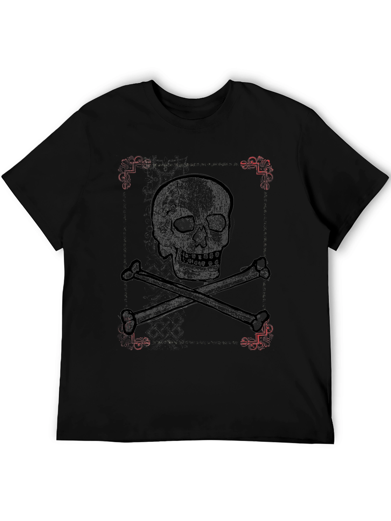 Skull & Crossbones Graphic Tee - Pirate Style