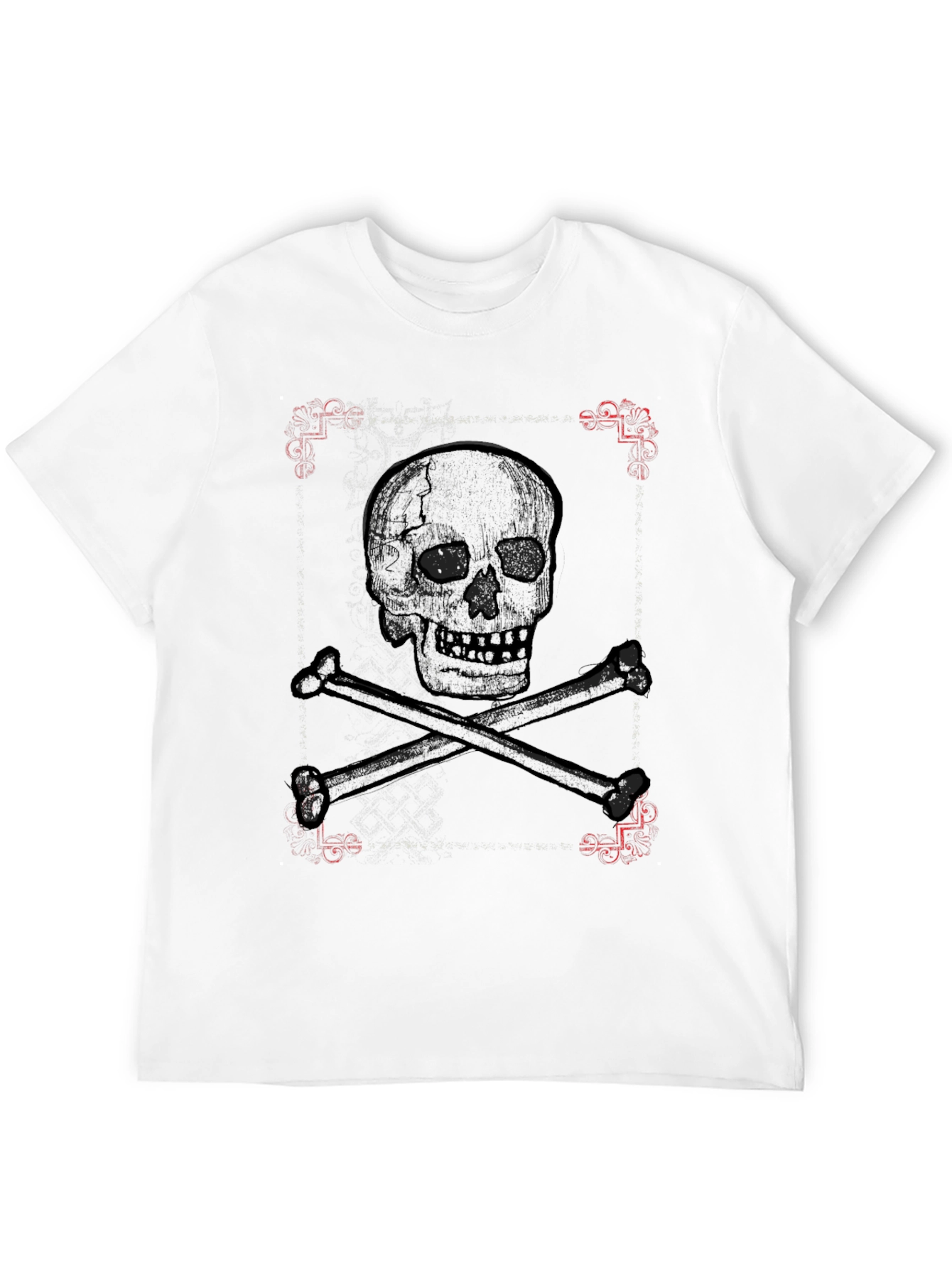 Skull & Crossbones Graphic Tee - Pirate Style