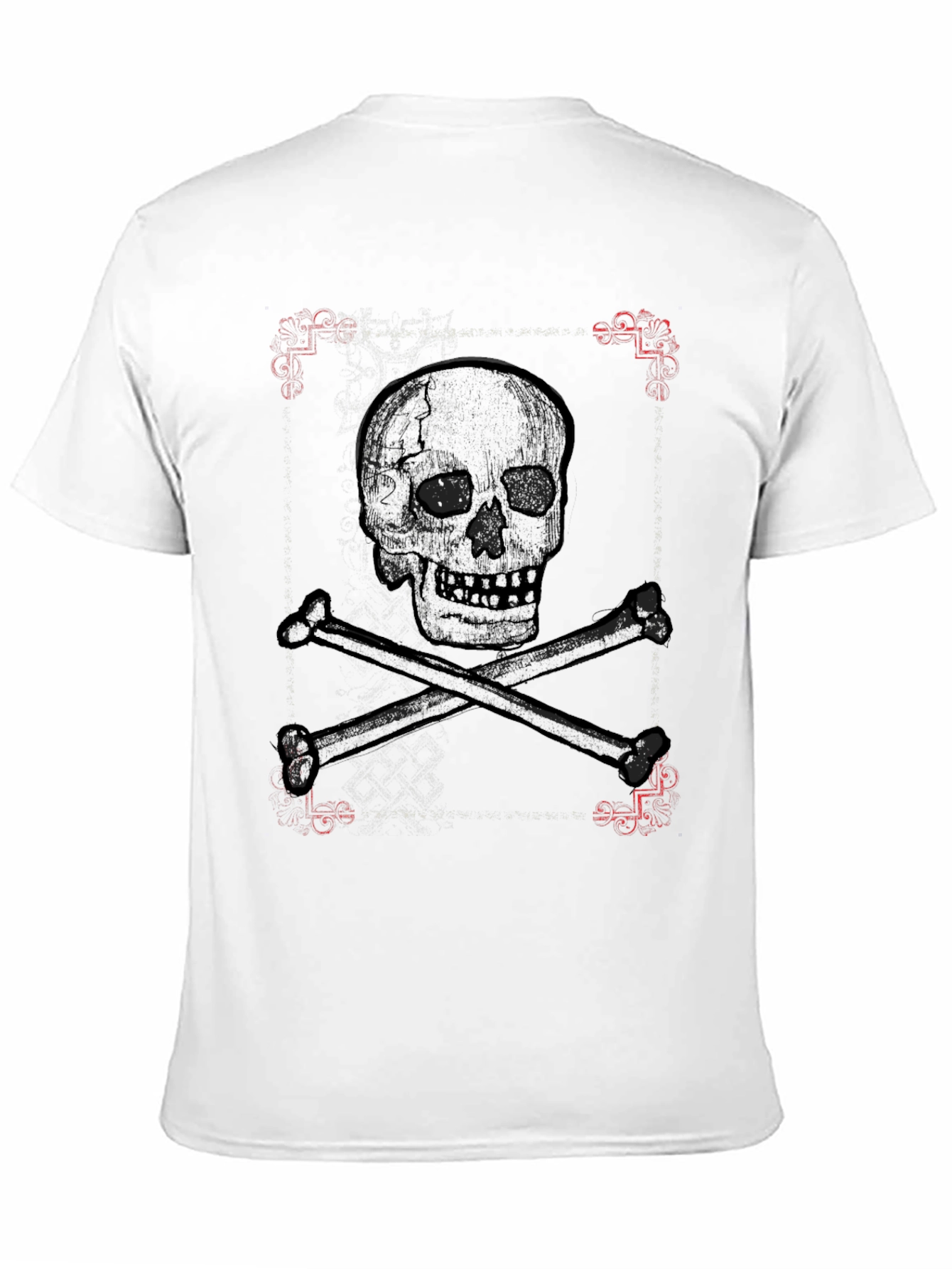 Skull & Crossbones Graphic Tee - Pirate Style
