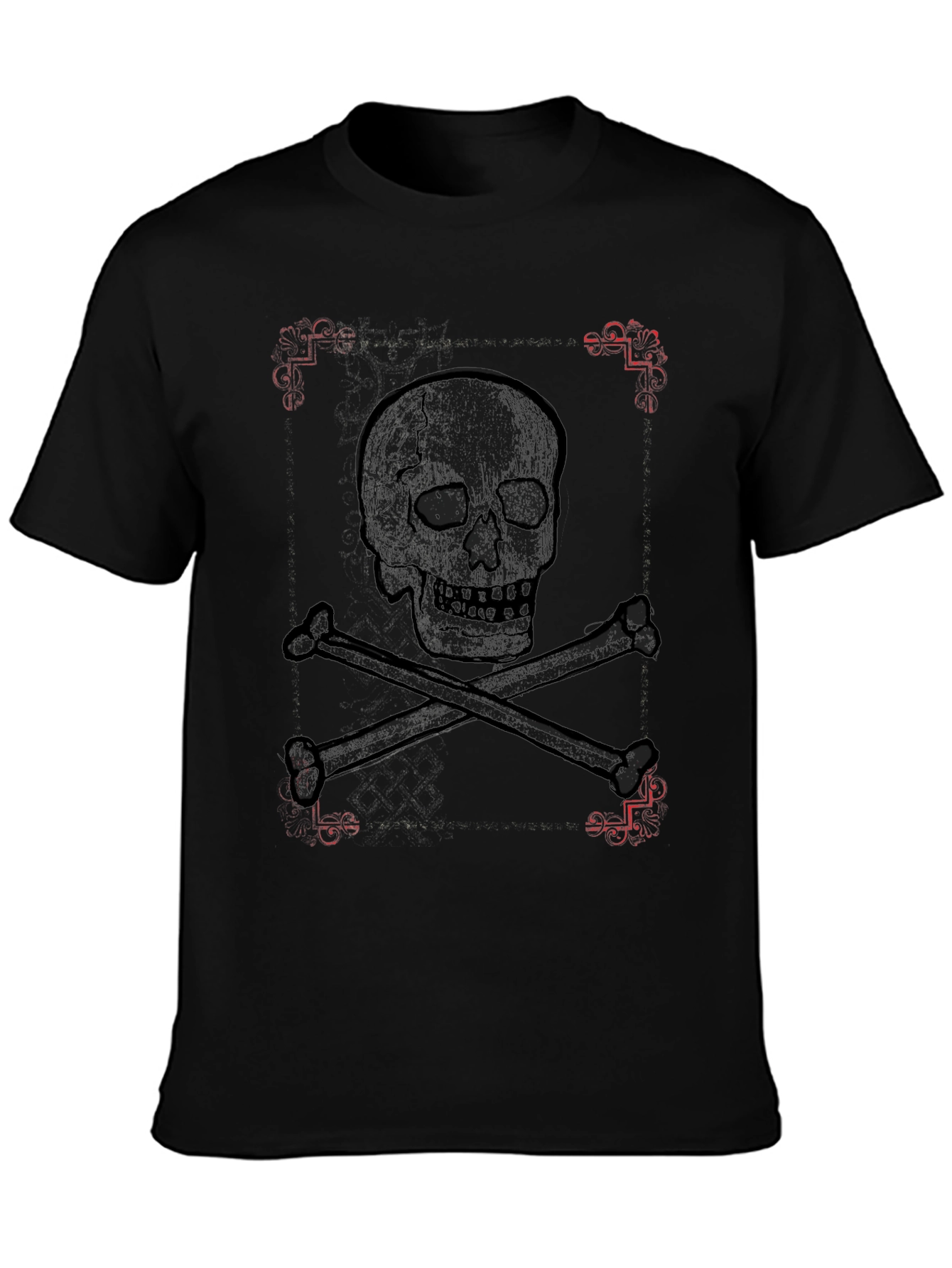Skull & Crossbones Graphic Tee - Pirate Style