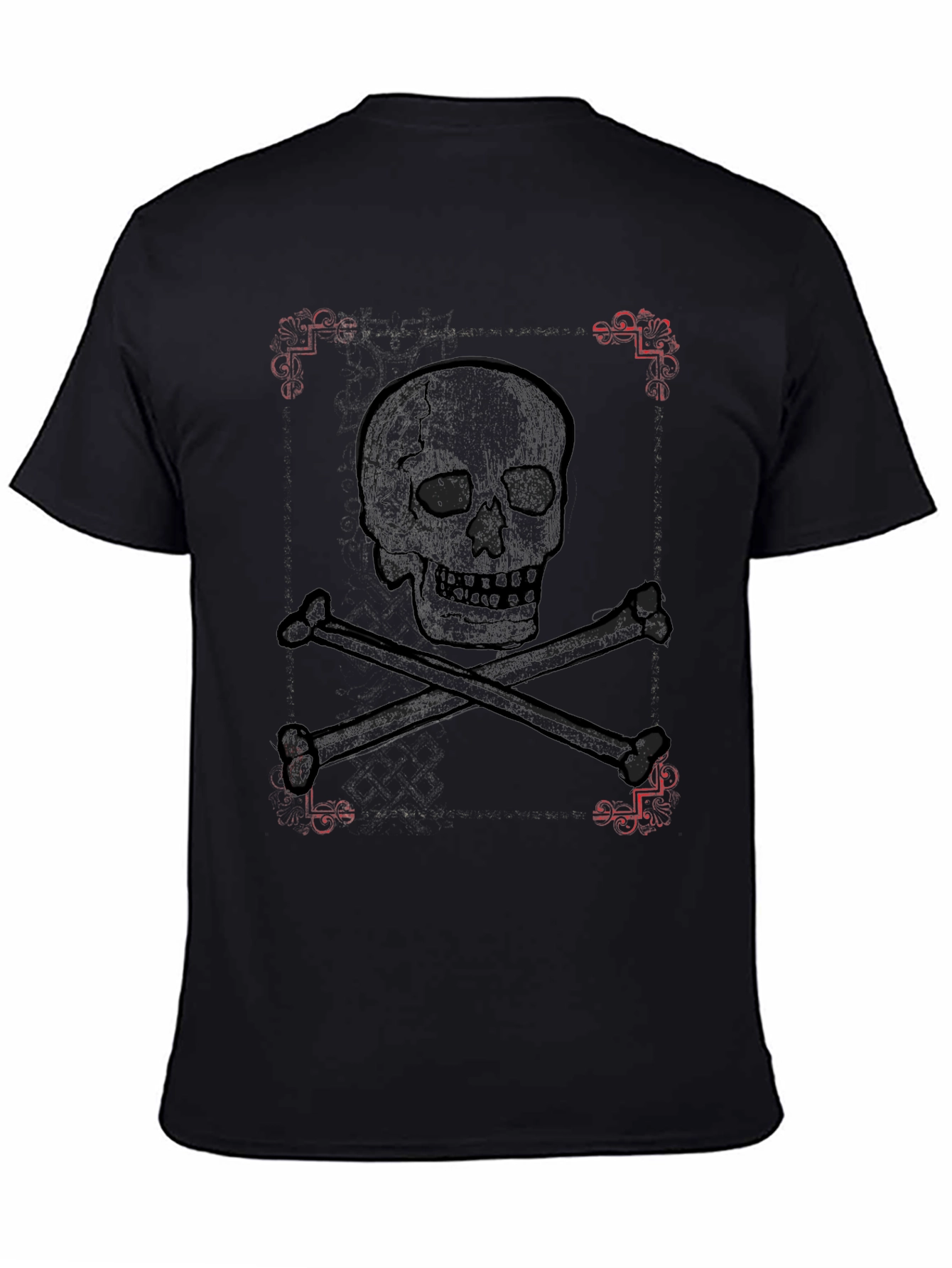 Skull & Crossbones Graphic Tee - Pirate Style