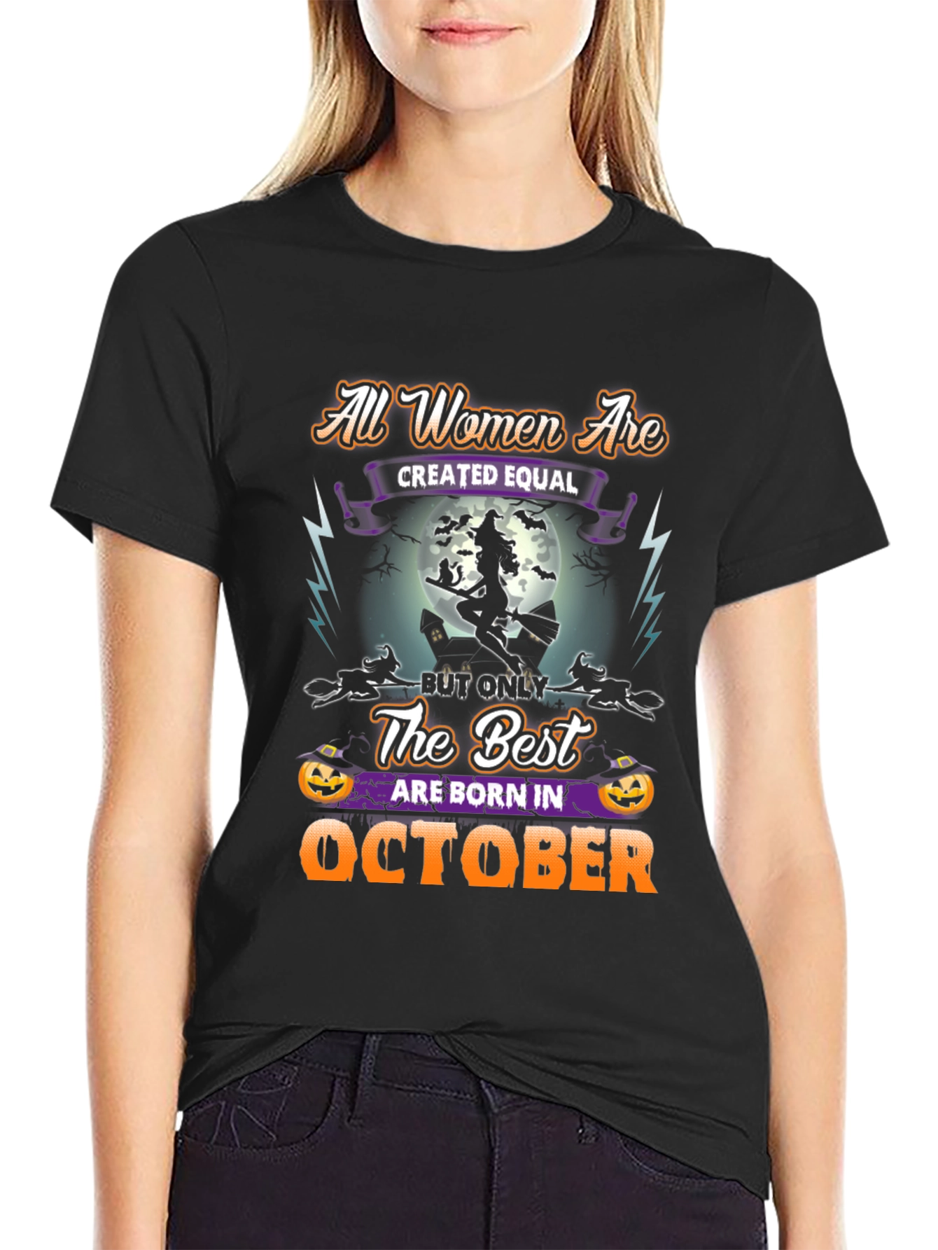 October Birthday Witch T-Shirt