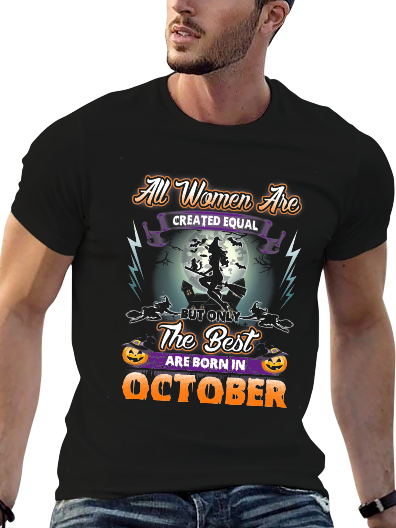 October Birthday Witch T-Shirt