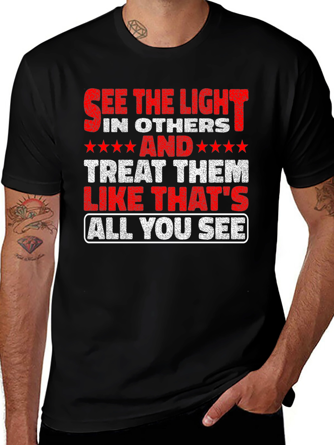 See the Light T-Shirt - Inspirational Message Tee