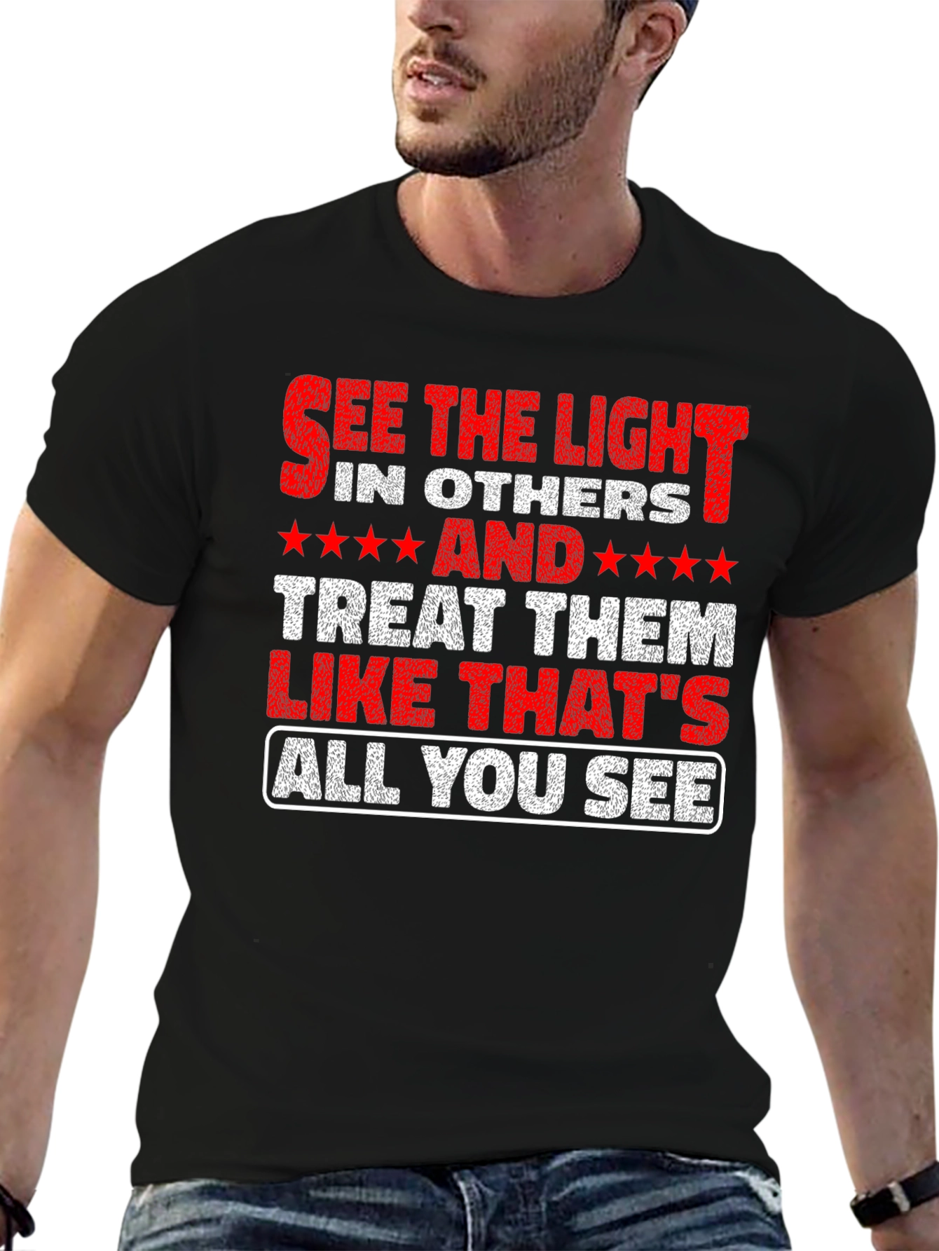 See the Light T-Shirt - Inspirational Message Tee
