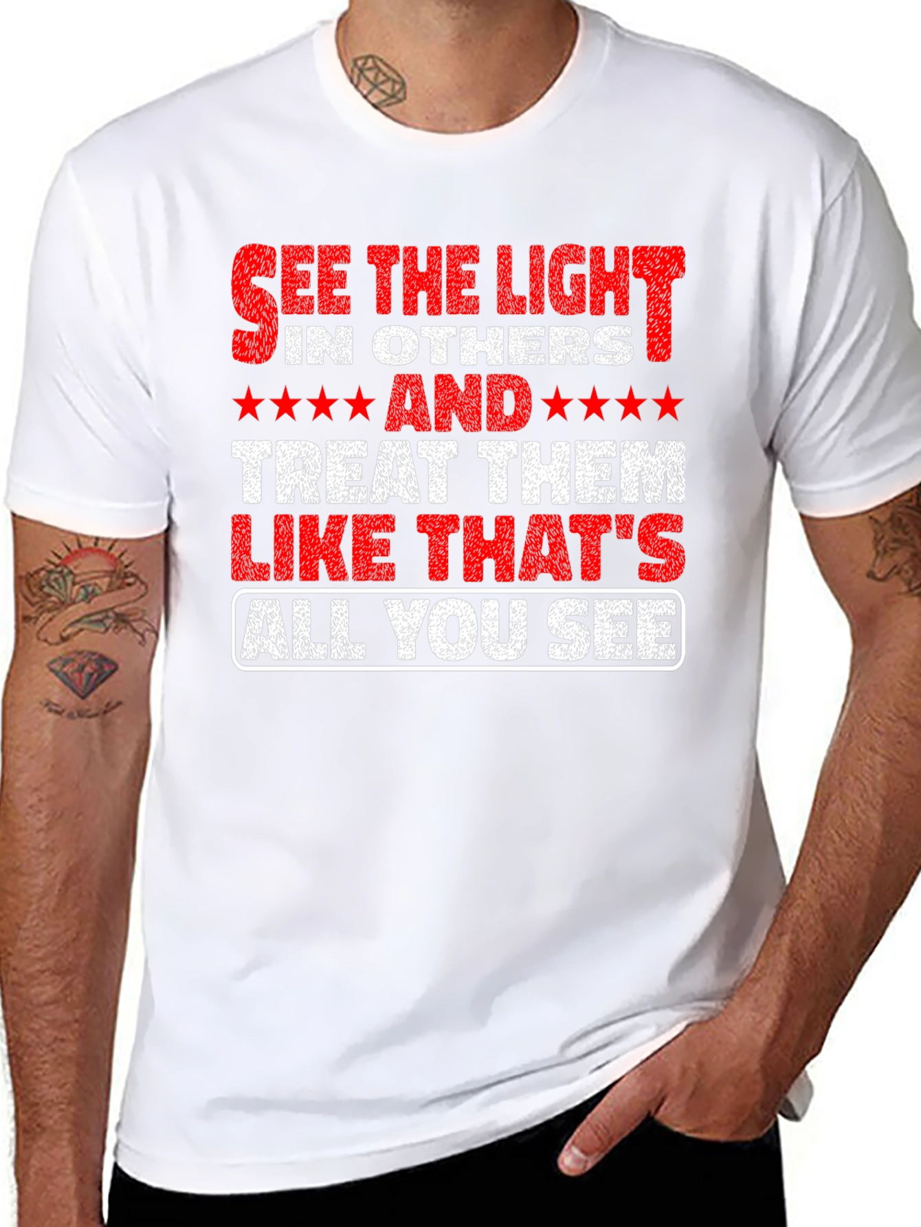 See the Light T-Shirt - Inspirational Message Tee