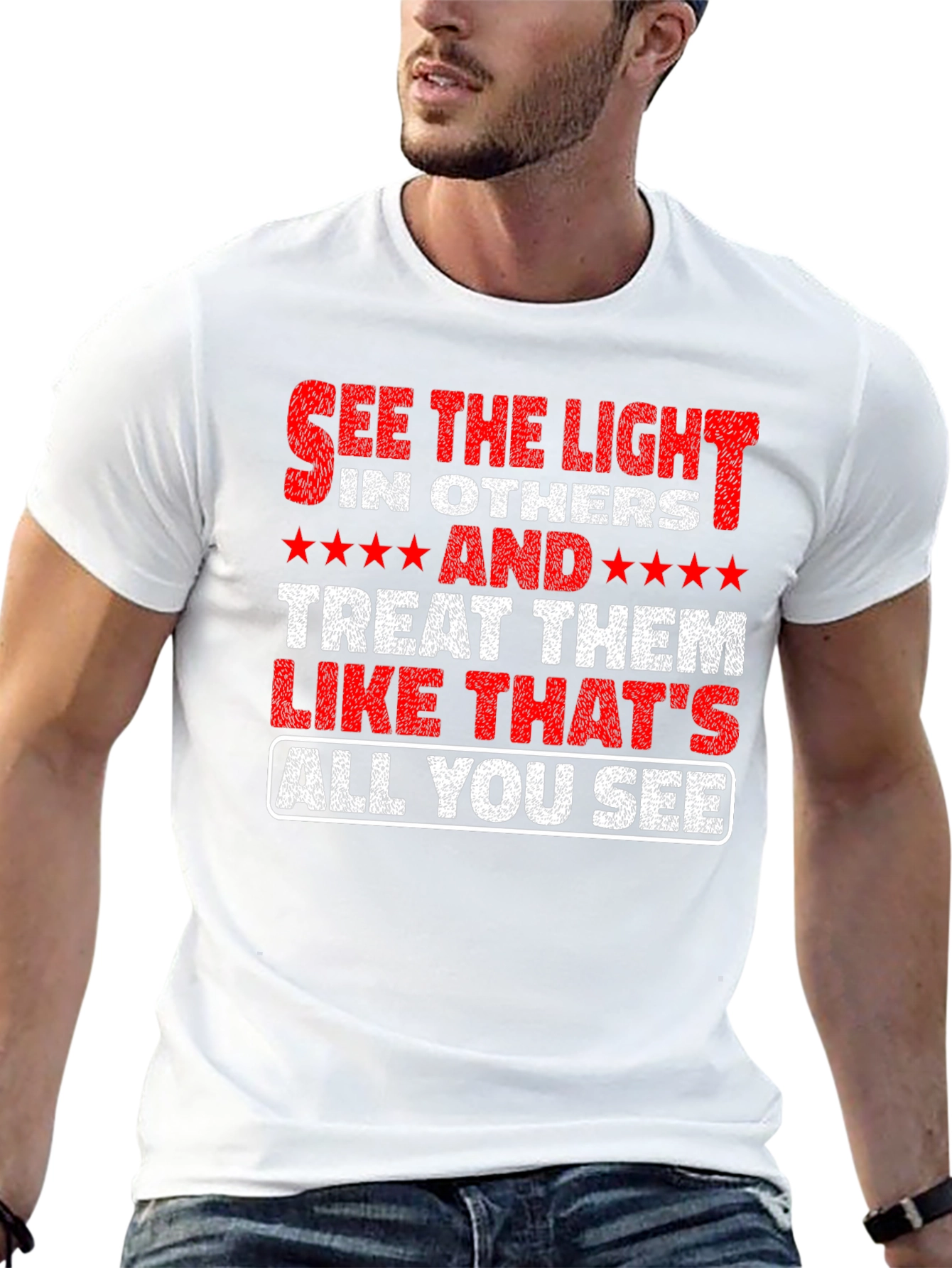 See the Light T-Shirt - Inspirational Message Tee