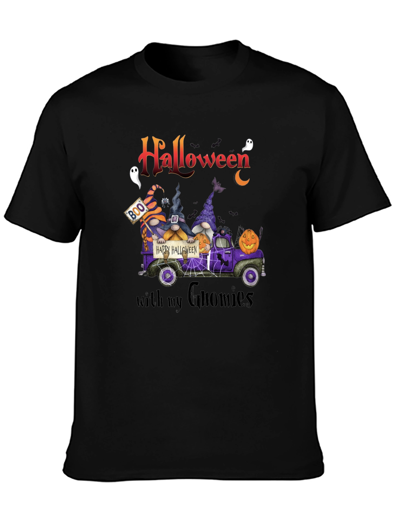 Halloween Gnomies T-Shirt - Spooky Fun