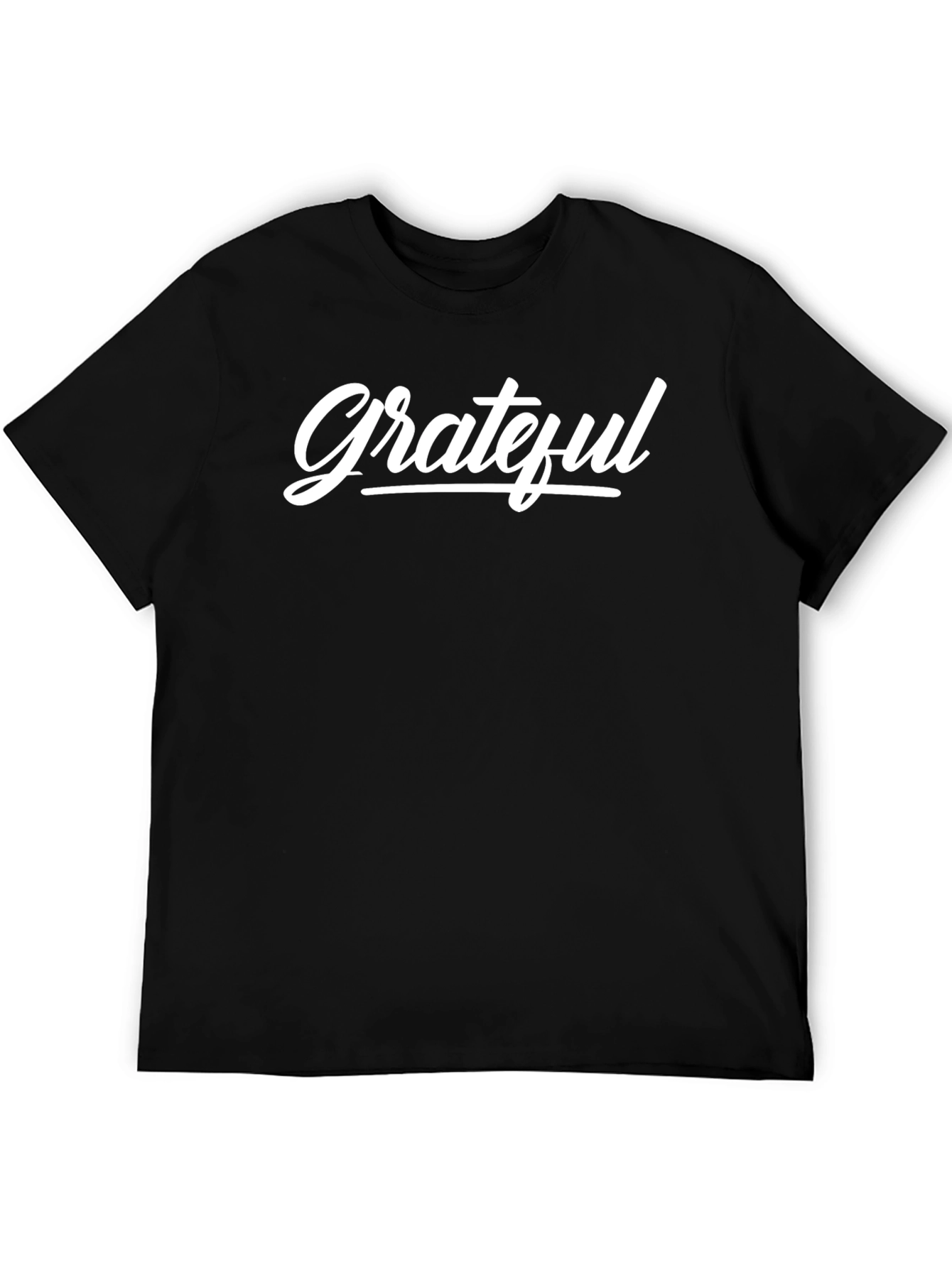 Grateful Black Graphic Tee Shirt