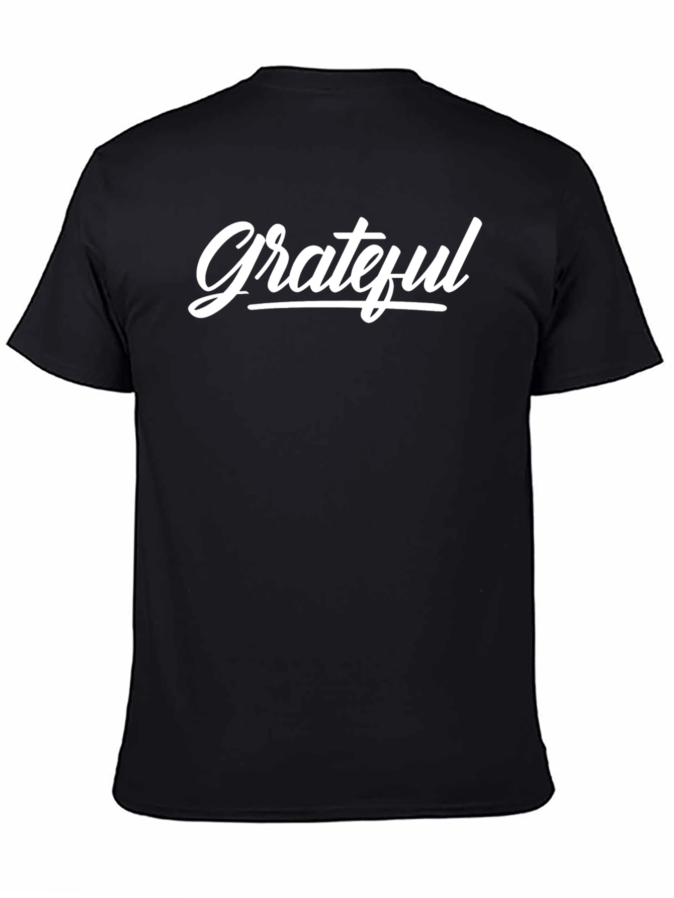 Grateful Black Graphic Tee Shirt