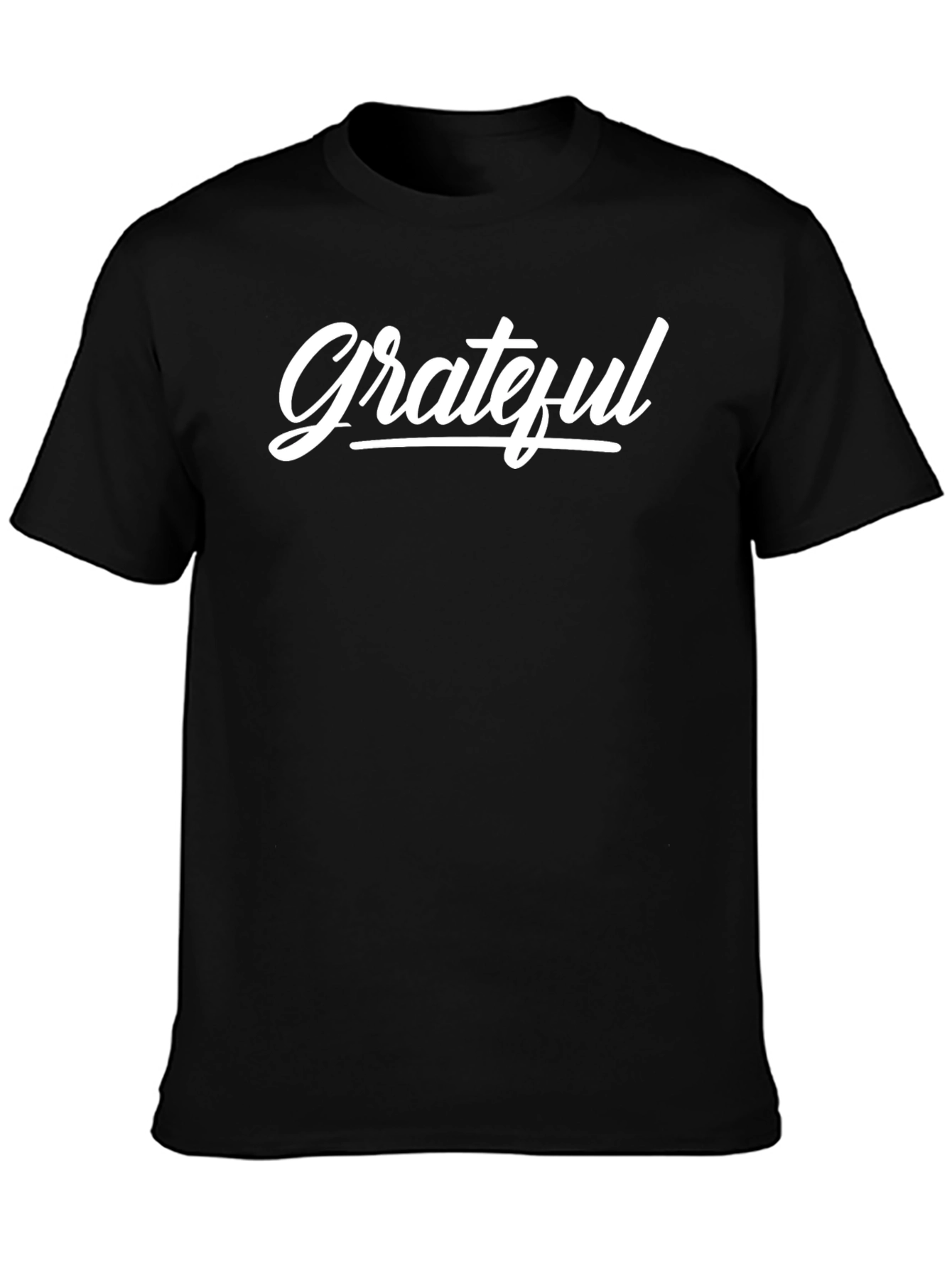 Grateful Black Graphic Tee Shirt