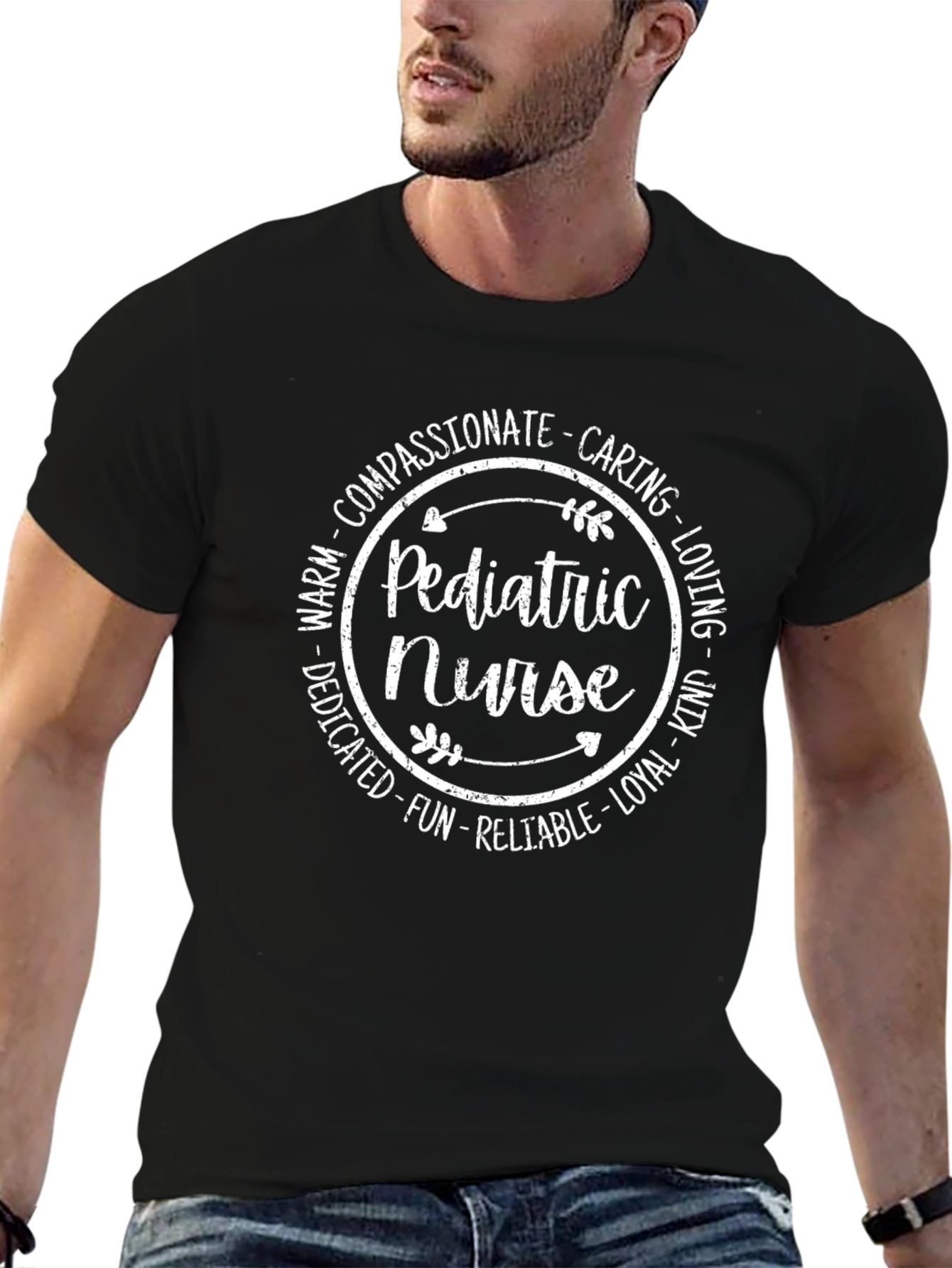 Pediatric Nurse T-Shirt Caring Compassionate