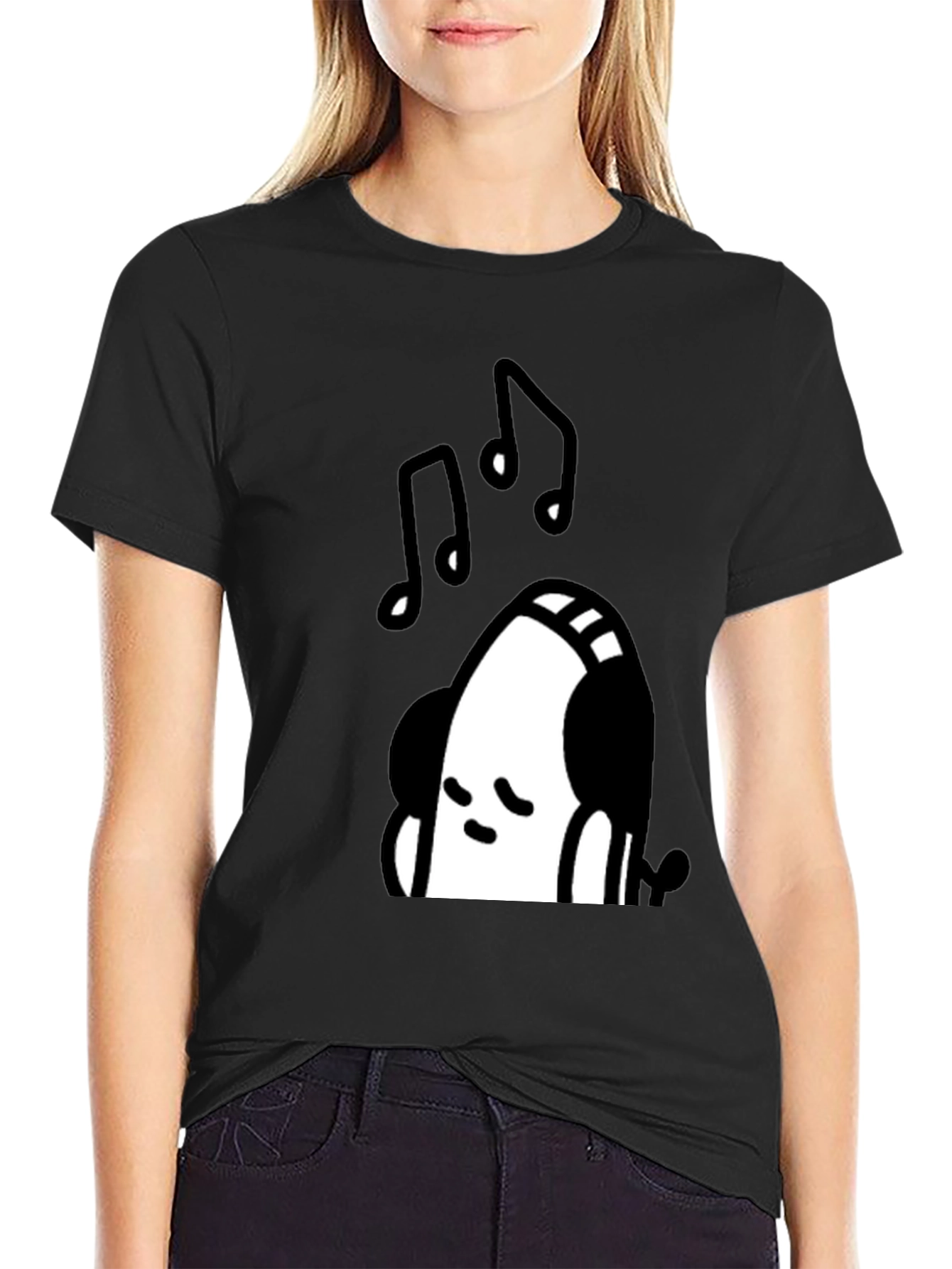 Cool Music Lover Black T-Shirt