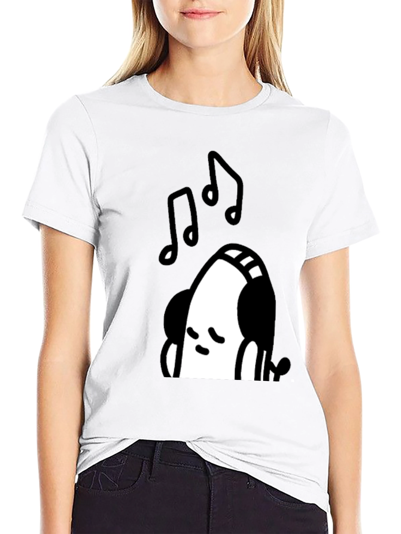 Cool Music Lover Black T-Shirt