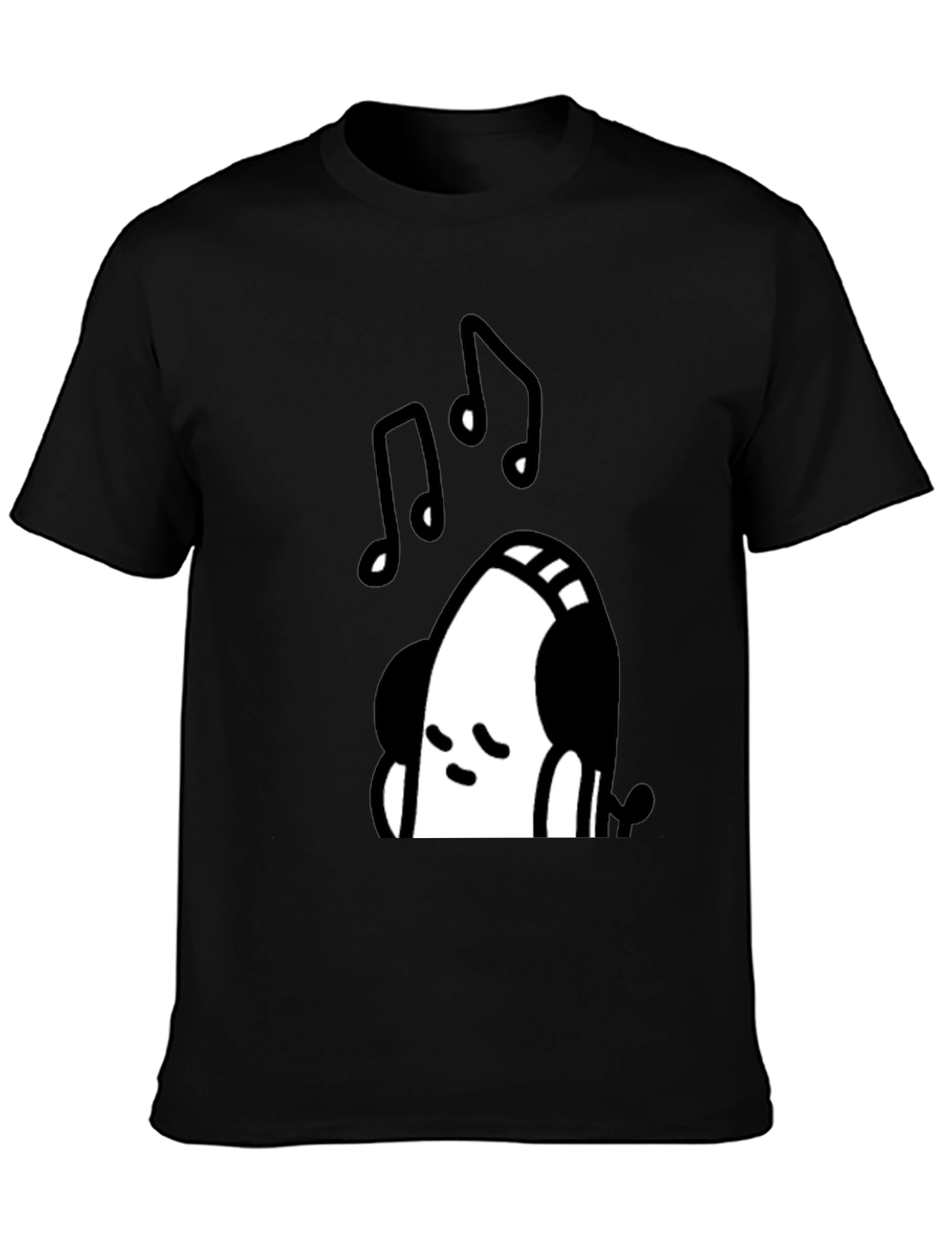 Cool Music Lover Black T-Shirt