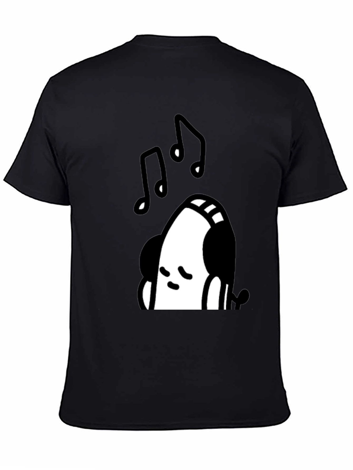 Cool Music Lover Black T-Shirt